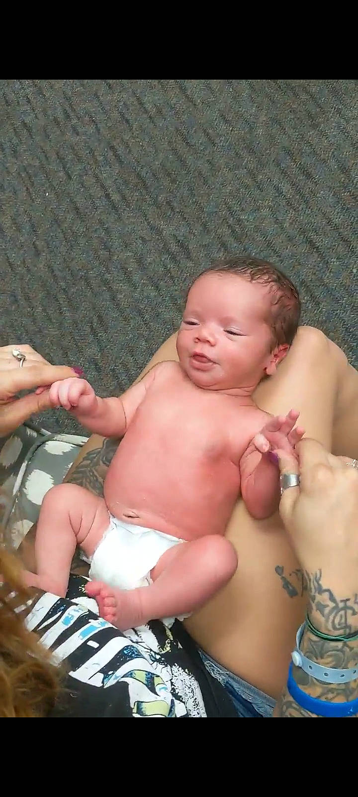 John joined the competition — help win amazing prizes! abdomen, baby, barechested, barefoot, cheek, chest, eye, finger, foot, hand, human_body, leg, muscle, nail, person, skin, stomach, thigh, thumb, toddler