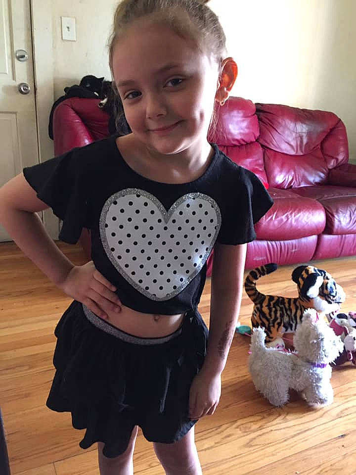 Skyla is registered to the contest to win money with this photo: baby, baby_products, baby_toddler_clothing, canidae, cheek, child, costume, design, dress, ear, fawn, head, joy, pattern, person, pink, polka_dot, shoe, shoulder, skin