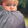 Sofi joined the competition — help win amazing prizes! toddler, child, face, blue_eyes, hair_bow, curious, portrait, outdoor, person, jacket, shoulder, close_up, baby, expression, cute, young, skin, head, nature, background_blur