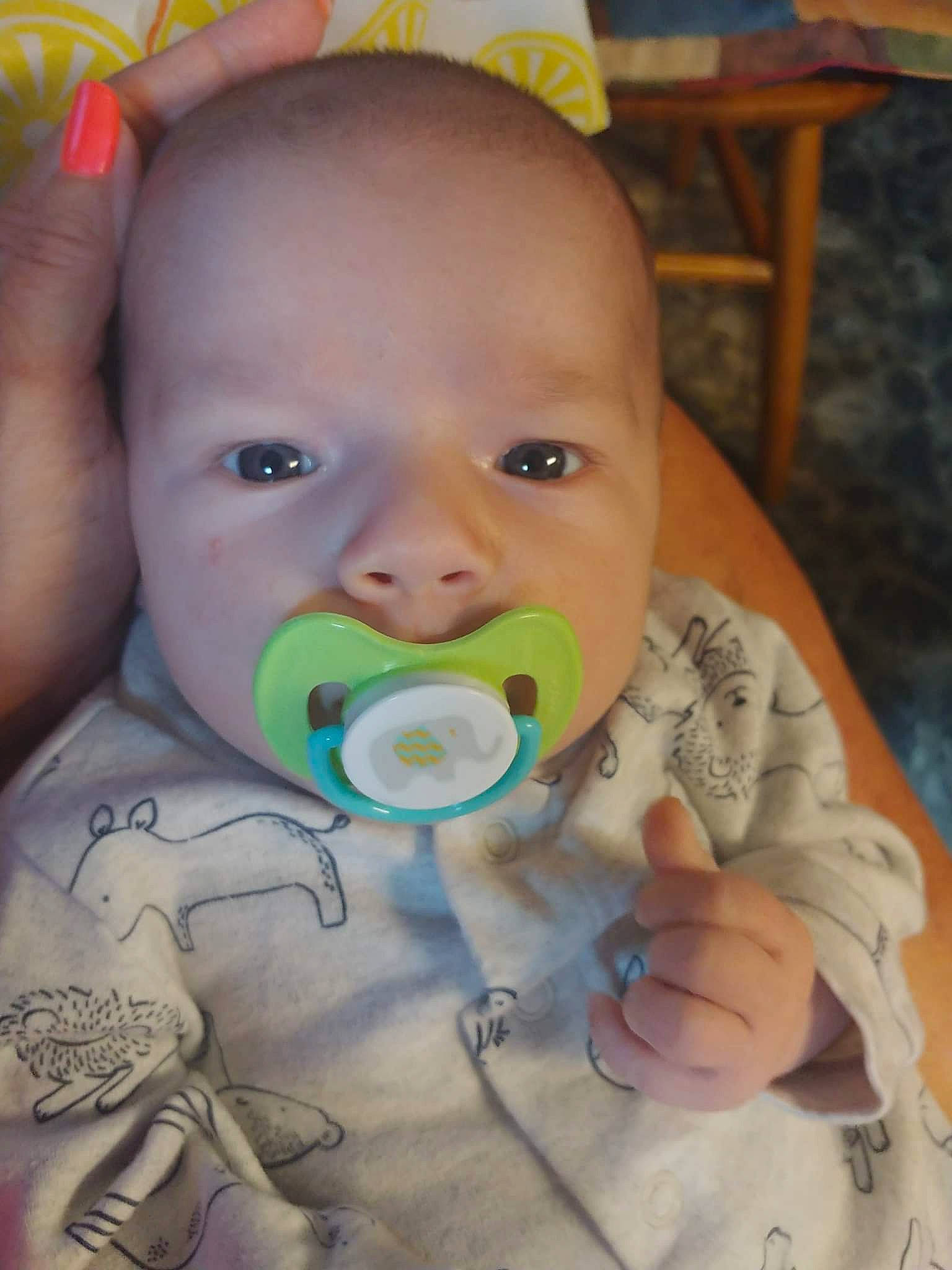 Shiloh Kleiboer joined the competition — help win amazing prizes! baby, baby_toddler_clothing, cheek, chin, drinkware, ear, eye, eyebrow, eyelash, face, facial_expression, finger, forehead, head, iris, lip, mouth, nose, person, skin