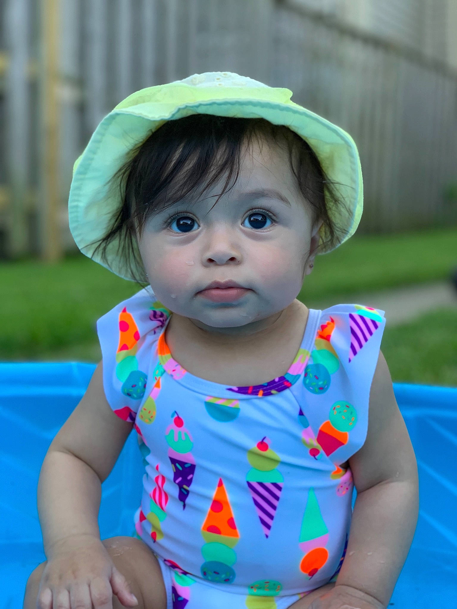 Abella joined the competition — help win amazing prizes! baby, baby_products, baby_toddler_clothing, child, headgear, person, play, sun_hat, toddler