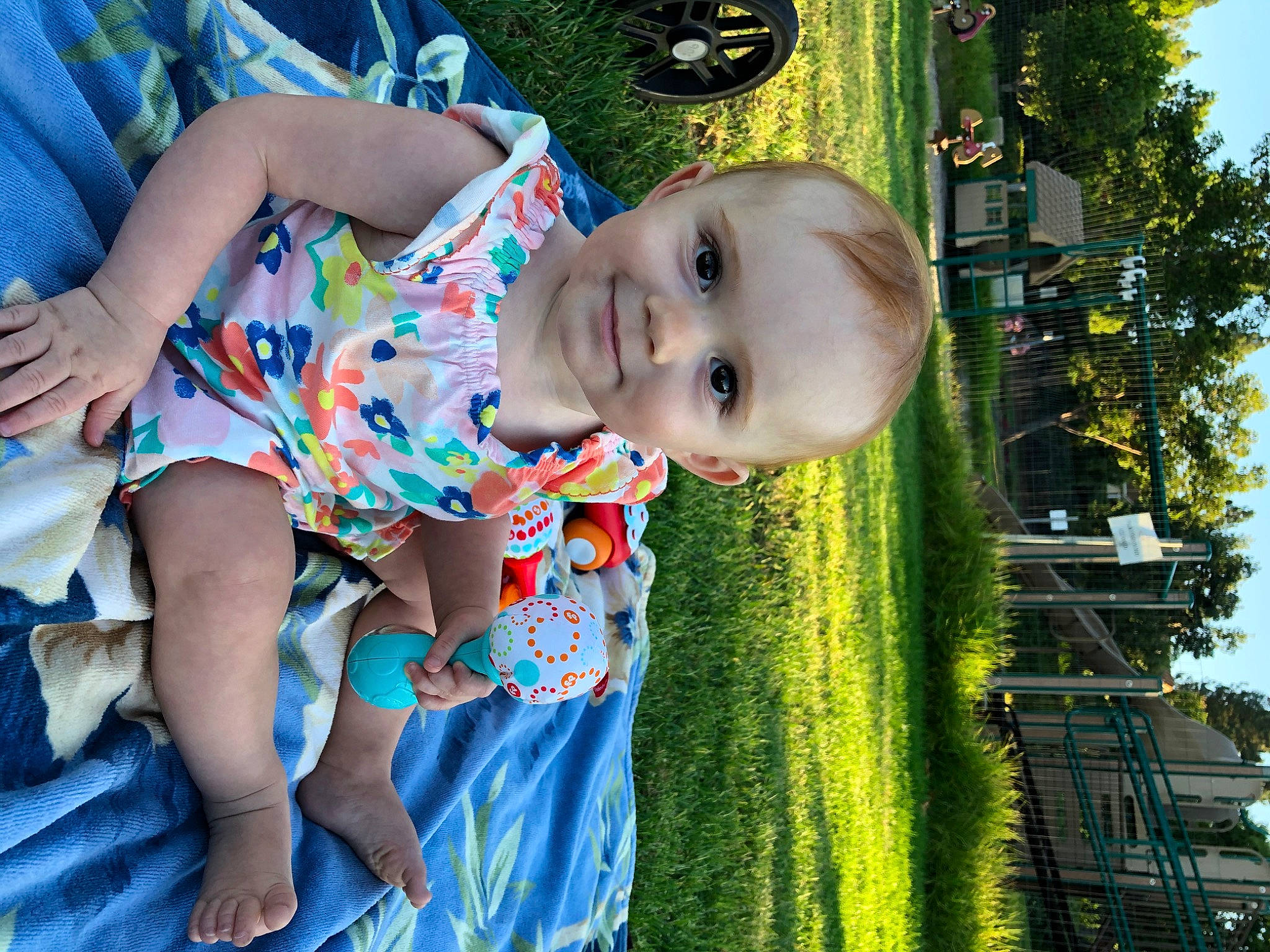 Aleena joined the competition — help win amazing prizes! baby, beauty, child, dress, eye, fun, grass, green, happy, joy, pattern, person, photography, plant, recreation, skin, smile, summer, toddler, tree