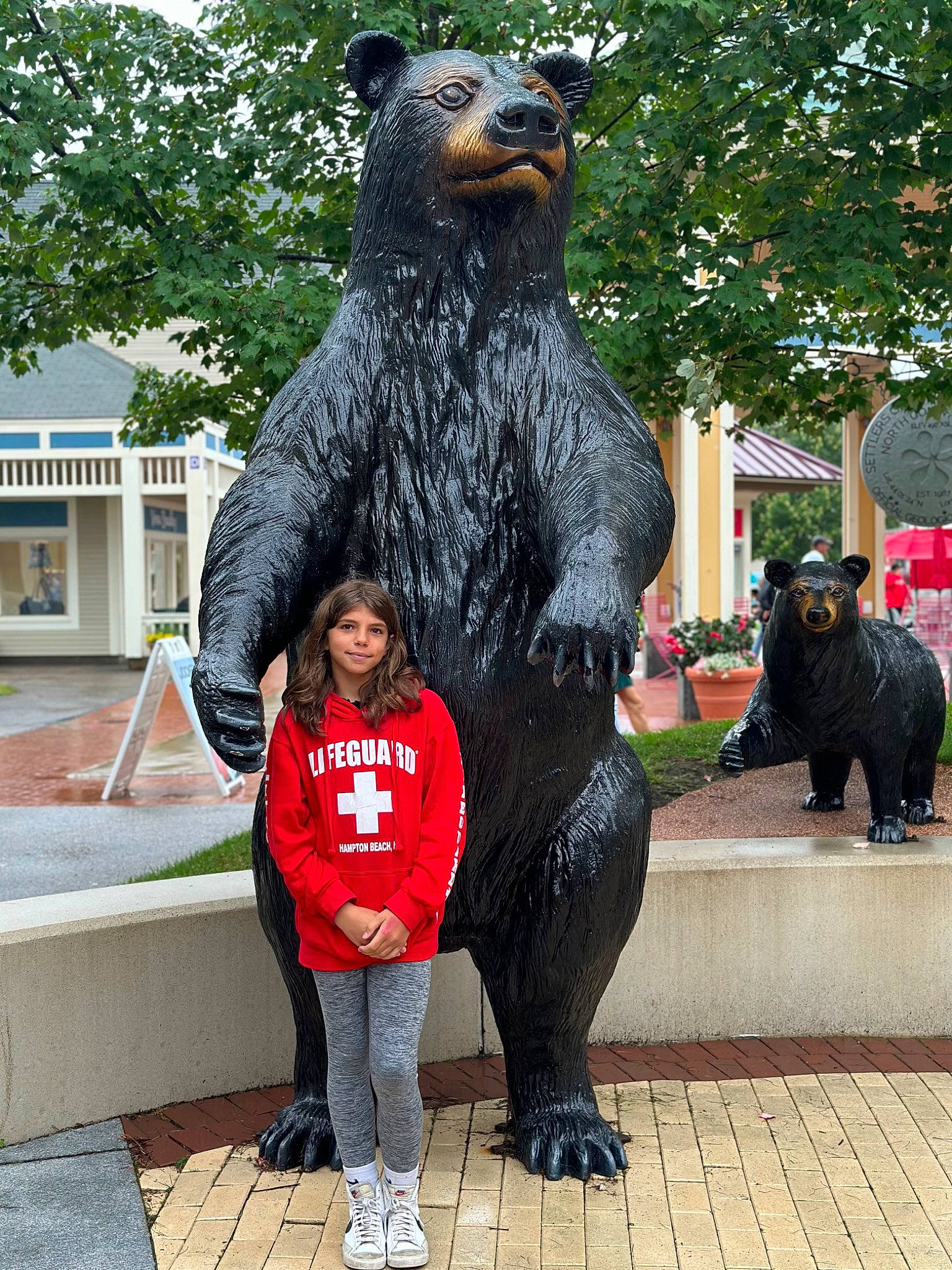 Jaelyn is registered to the contest to win money with this photo: american_black_bear, art, bear, black, brown_bear, carnivore, fur, grizzly_bear, joy, kodiak_bear, mammal, person, photograph, plant, sculpture, snapshot, snout, statue, terrestrial_animal, tree