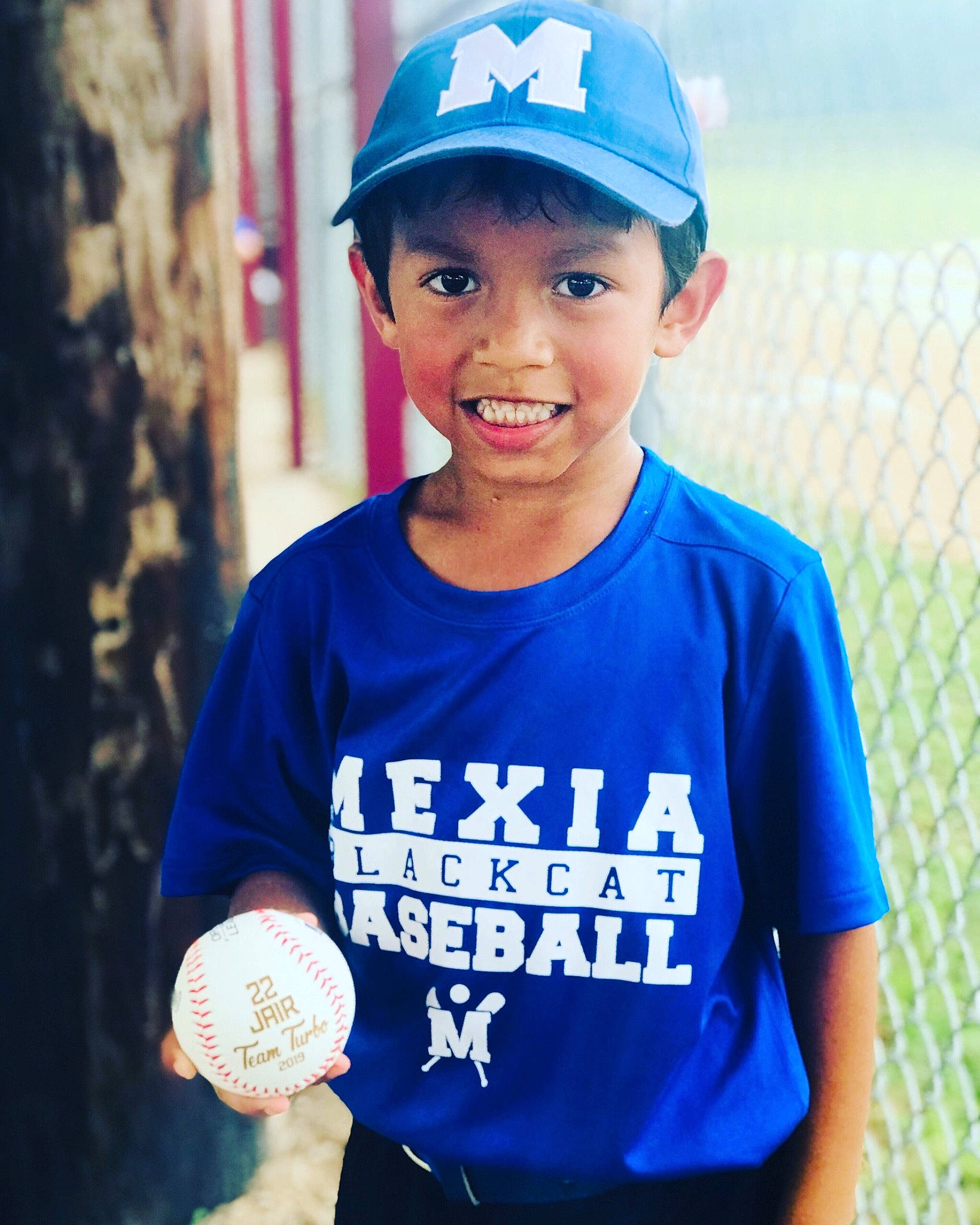 Jair joined the competition — help win amazing prizes! blue, cap, child, clothing, cool, electric_blue, happy, headgear, headwear, joy, male, person, play, sleeve, smile, sports_uniform, t_shirt, toddler, top, world