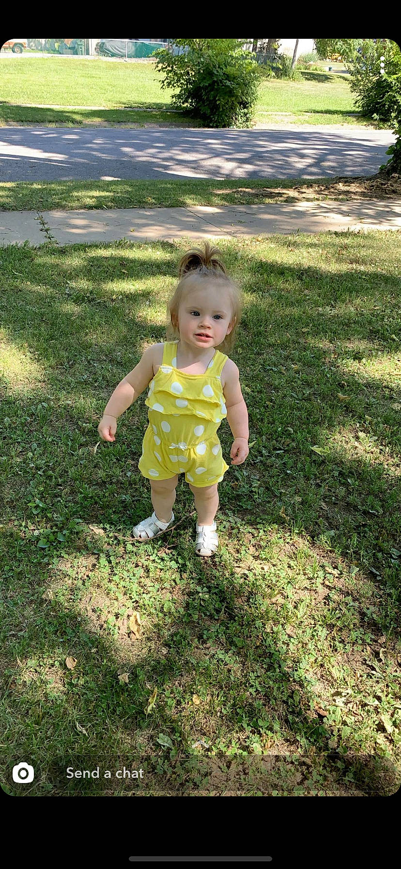 Cambria joined the competition — help win amazing prizes! child, grass, lawn, person, plant, play, summer, toddler