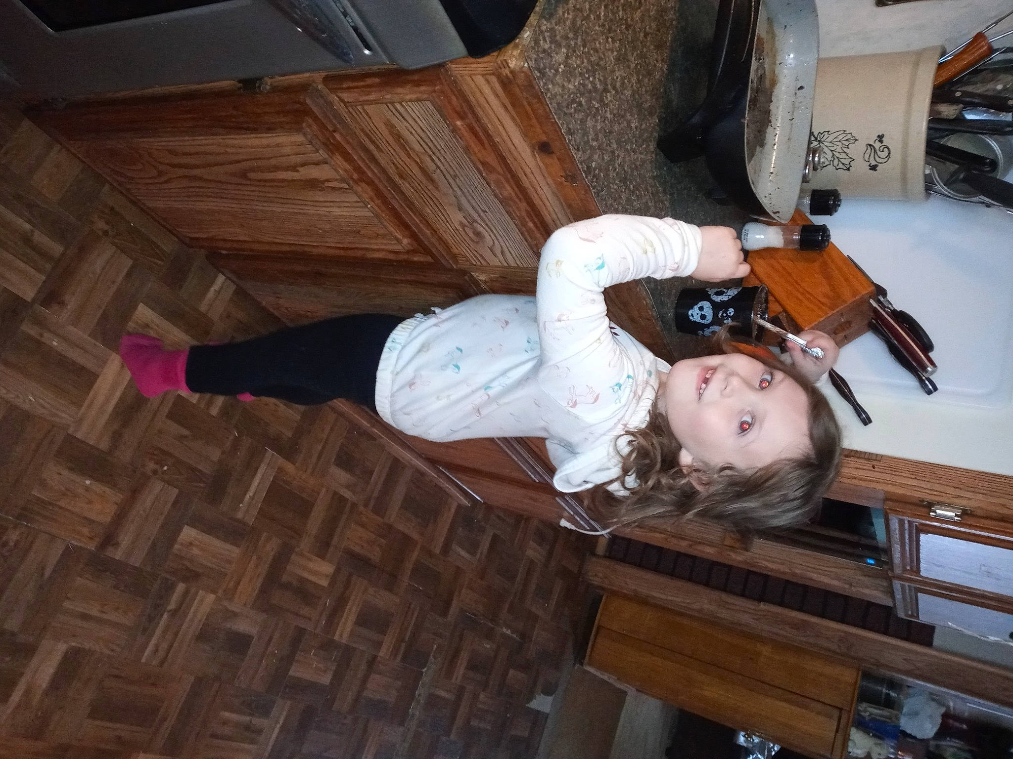 Ireland is registered to the contest to win money with this photo: comfort, flooring, fun, hardwood, joy, machine, person, room, thigh, tire, wood