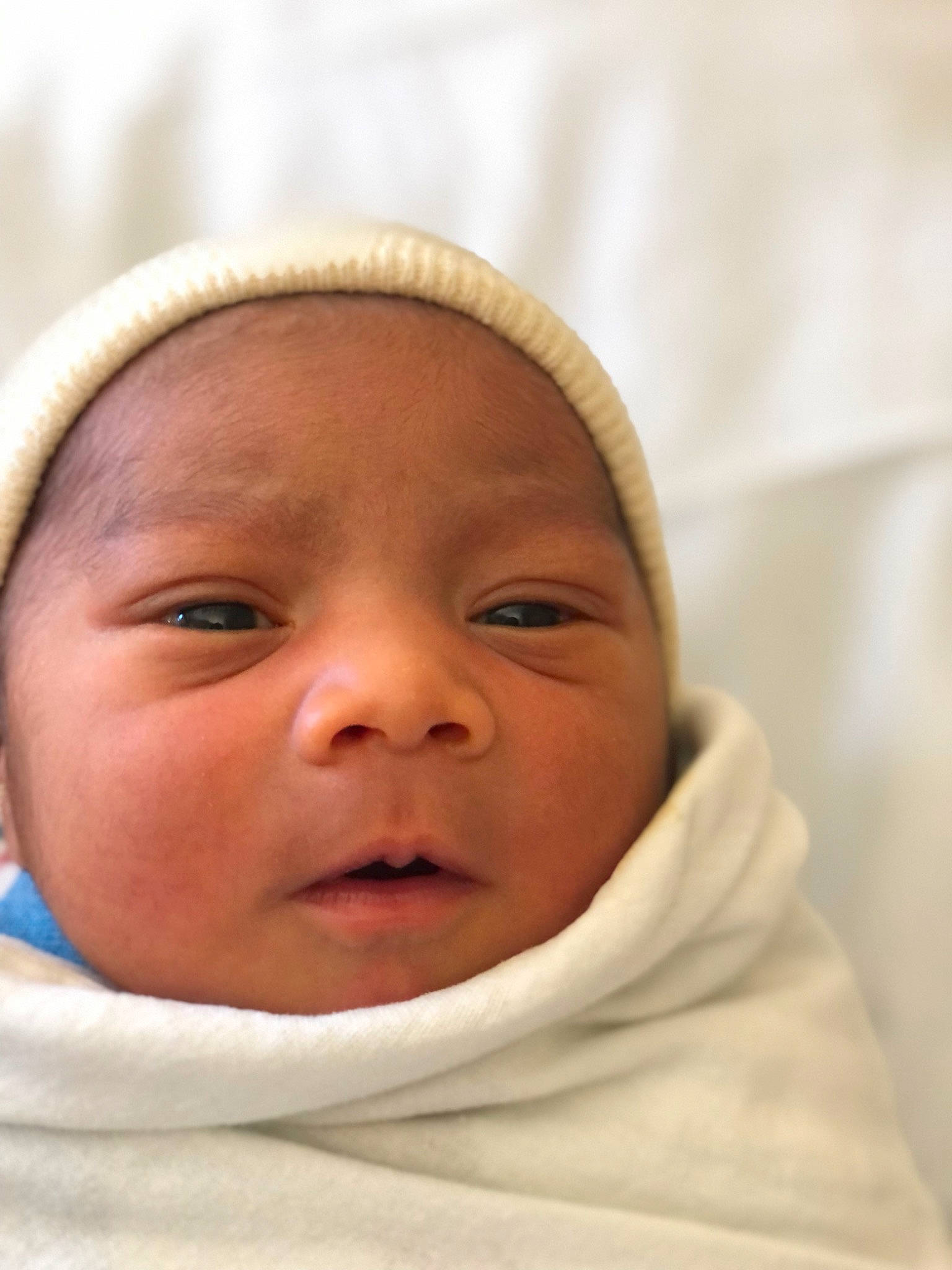 King joined the competition — help win amazing prizes! baby, cheek, child, comfort, eyebrow, eyelash, happy, headwear, iris, linens, lip, nose, person, portrait_photography, smile, toddler, wrinkle