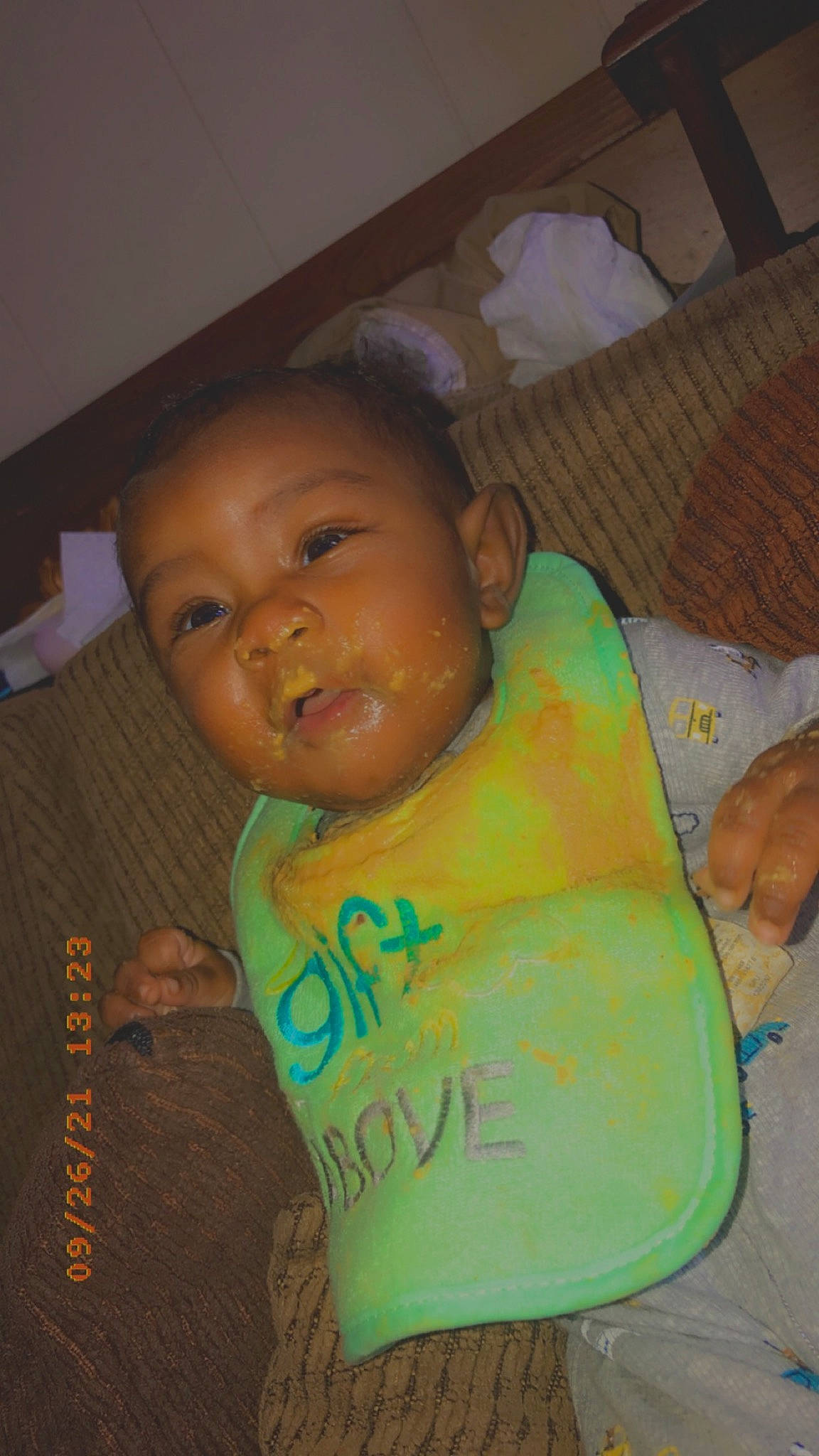 King joined the competition — help win amazing prizes! baby, baby_toddler_clothing, chair, cheek, child, eye, face, finger, forehead, fun, hairstyle, happy, head, mouth, neck, nose, person, skin, t_shirt, thumb