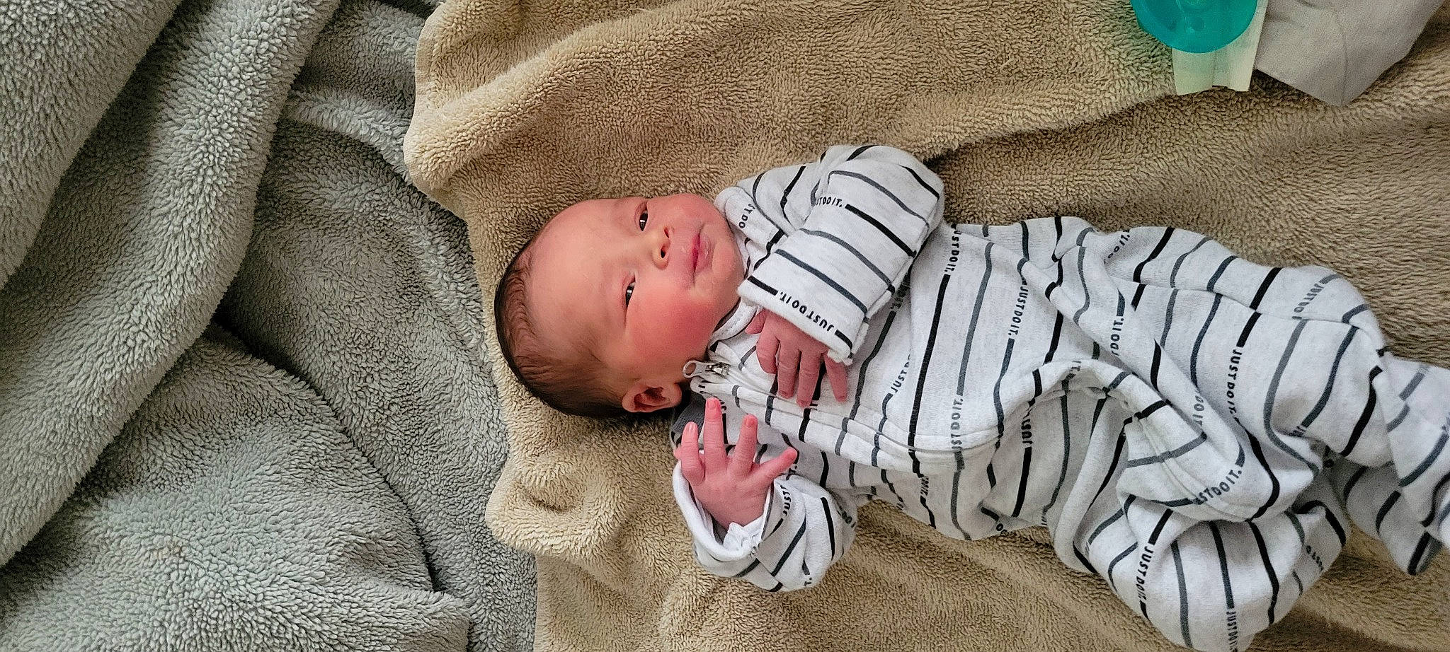 Carlos joined the competition — help win amazing prizes! baby, baby_products, baby_sleeping, baby_toddler_clothing, bedtime, child, comfort, couch, grey, linens, nap, pattern, person, product, room, skin, sleep, sleeve, textile, toddler