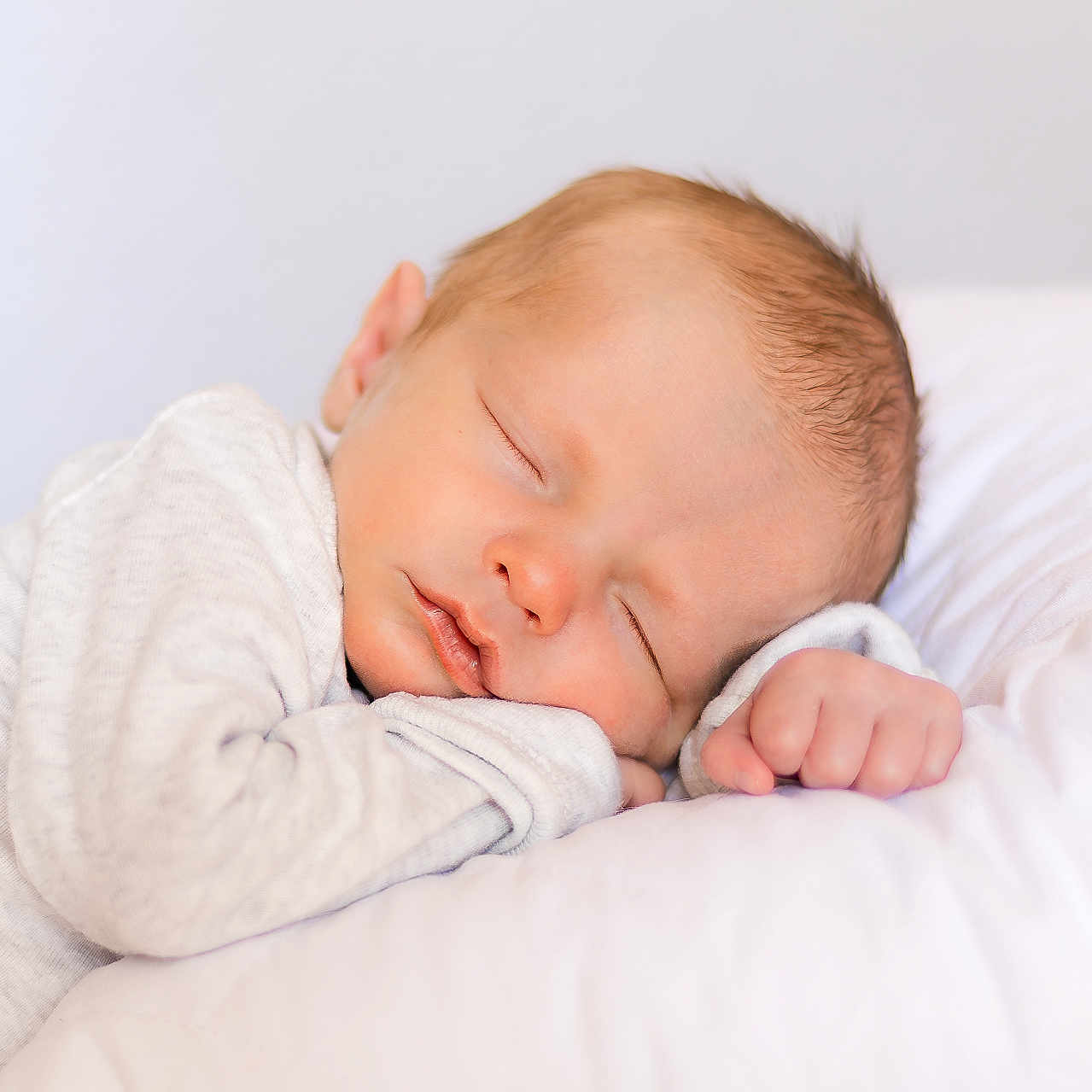 Keaton joined the competition — help win amazing prizes! baby, bed, blanket, bodypart, face, finger, furniture, hand, head, newborn, person, photography, portrait, sleeping