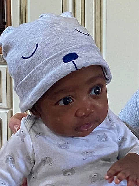 Elian joined the competition — help win amazing prizes! baby, baseball_cap, beanie, beret, bonnet, cap, child, clothing, fashion_accessory, hat, headgear, headwear, knit_cap, person, toddler