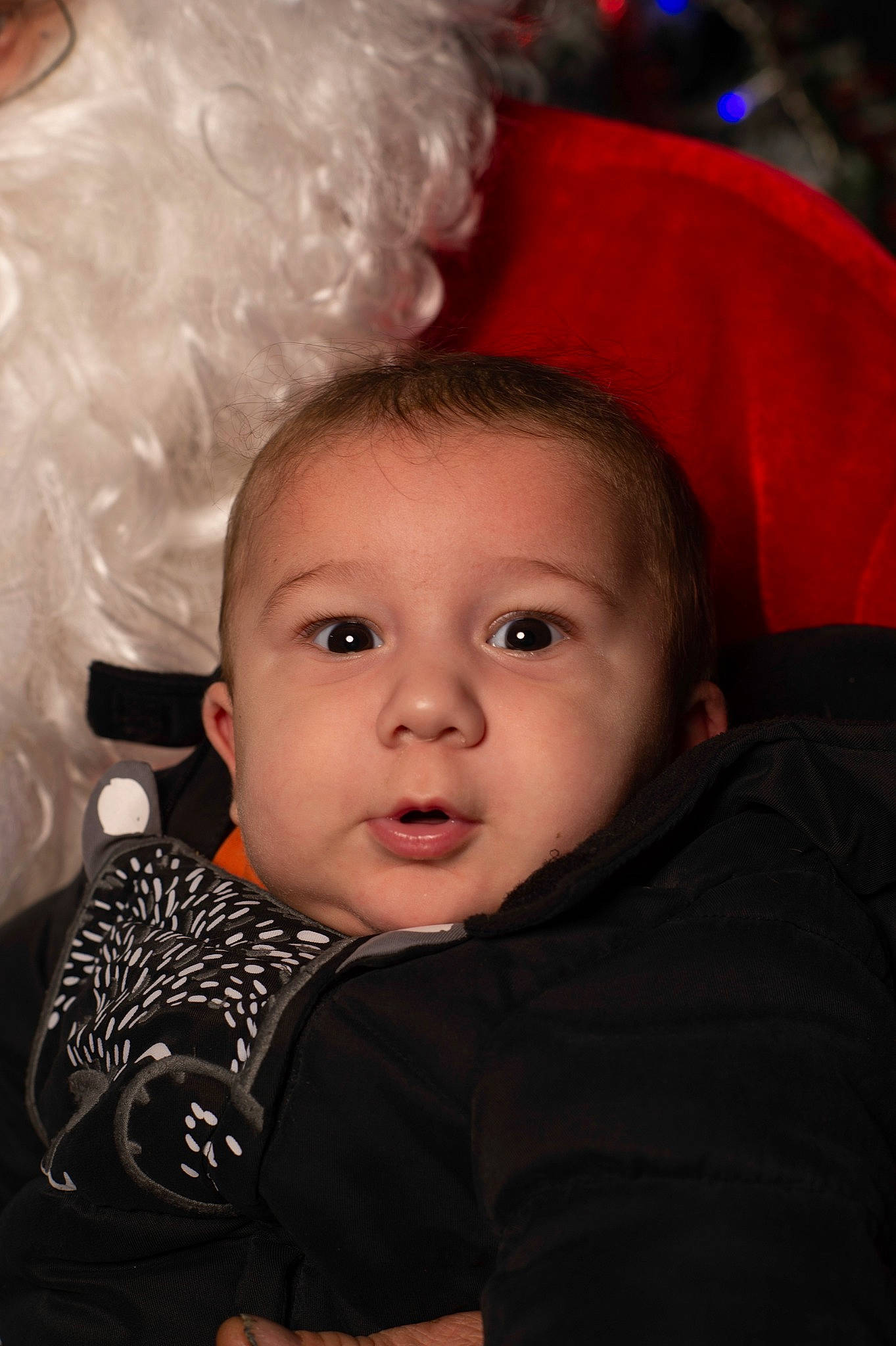 Tommy a rejoint le concours — aidez-le/la à gagner de superbes lots ! baby, baby_toddler_clothing, cheek, child, close_up, comfort, event, eyebrow, flash_photography, fun, fur, happy, holiday, iris, nose, outerwear, person, room, sleeve, smile