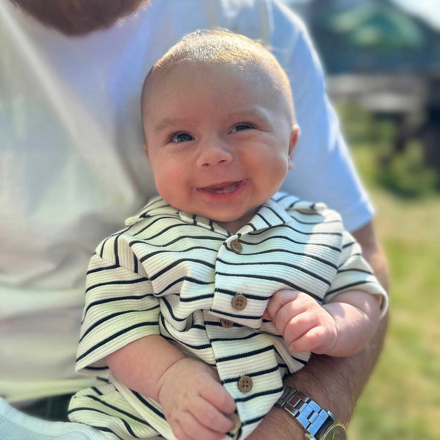 Lukasz joined the competition — help win amazing prizes! arm, baby, bodypart, clothing, face, finger, hand, happy, head, laughing, newborn, pants, people, person, photography, portrait, shirt, smile, t_shirt, wristwatch