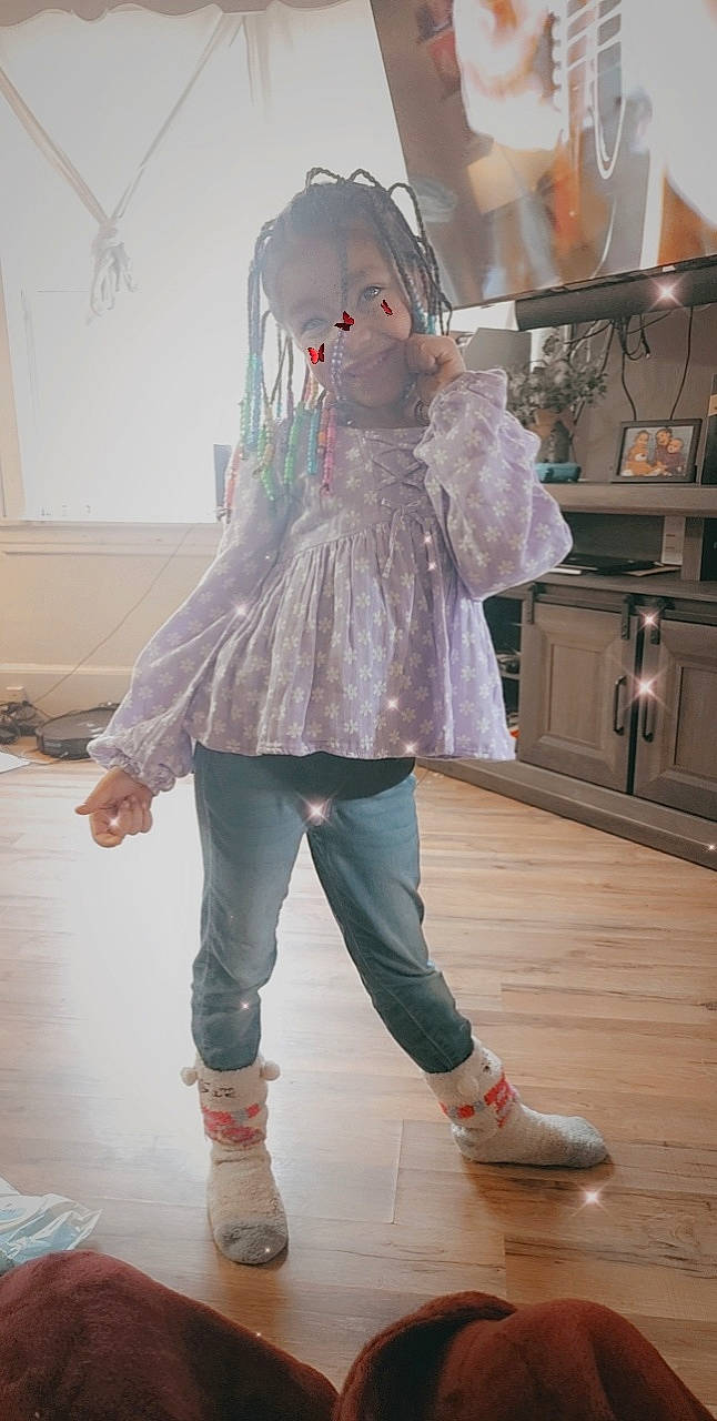 Destiny joined the competition — help win amazing prizes! costume, doll, event, fashion, fashion_design, flooring, fur, headgear, home_appliance, human_leg, knee, person, pink, purple, shoe, sleeve, thigh, toy, waist, wig