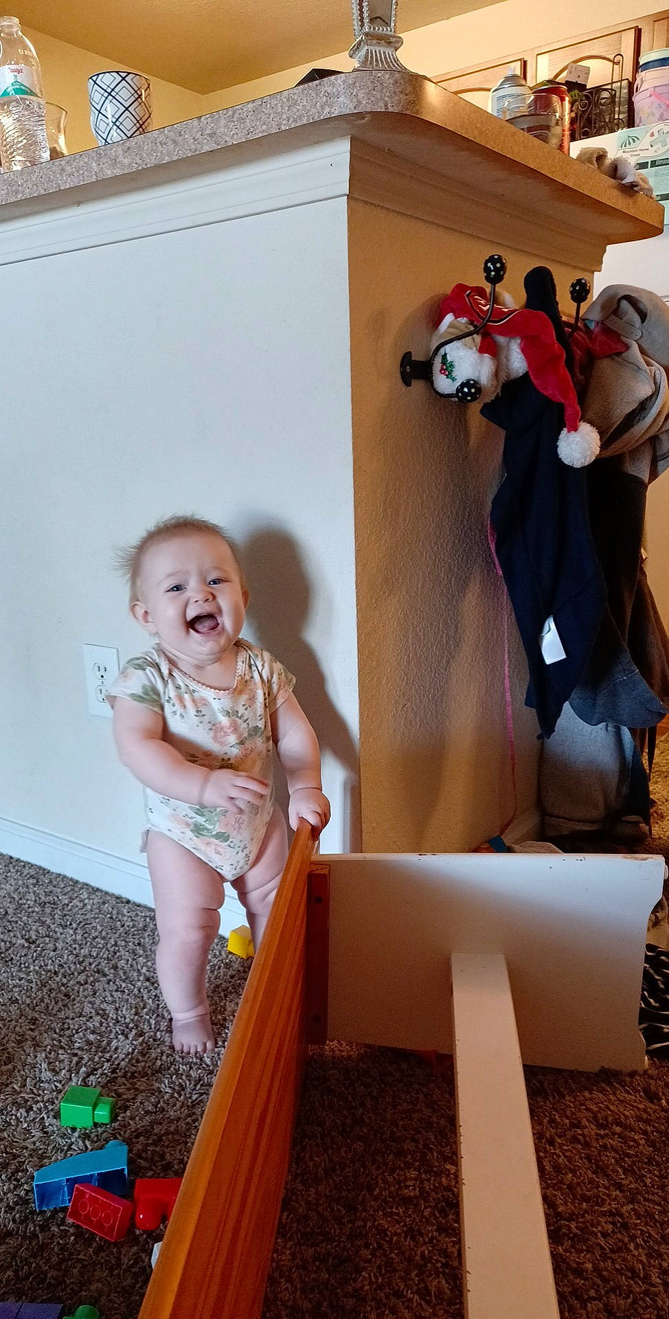 Iris joined the competition — help win amazing prizes! art, baby, baby_toddler_clothing, child, flooring, fun, happy, human, leisure, person, photograph, pink, play, recreation, room, sitting, snapshot, standing, toddler, vacation