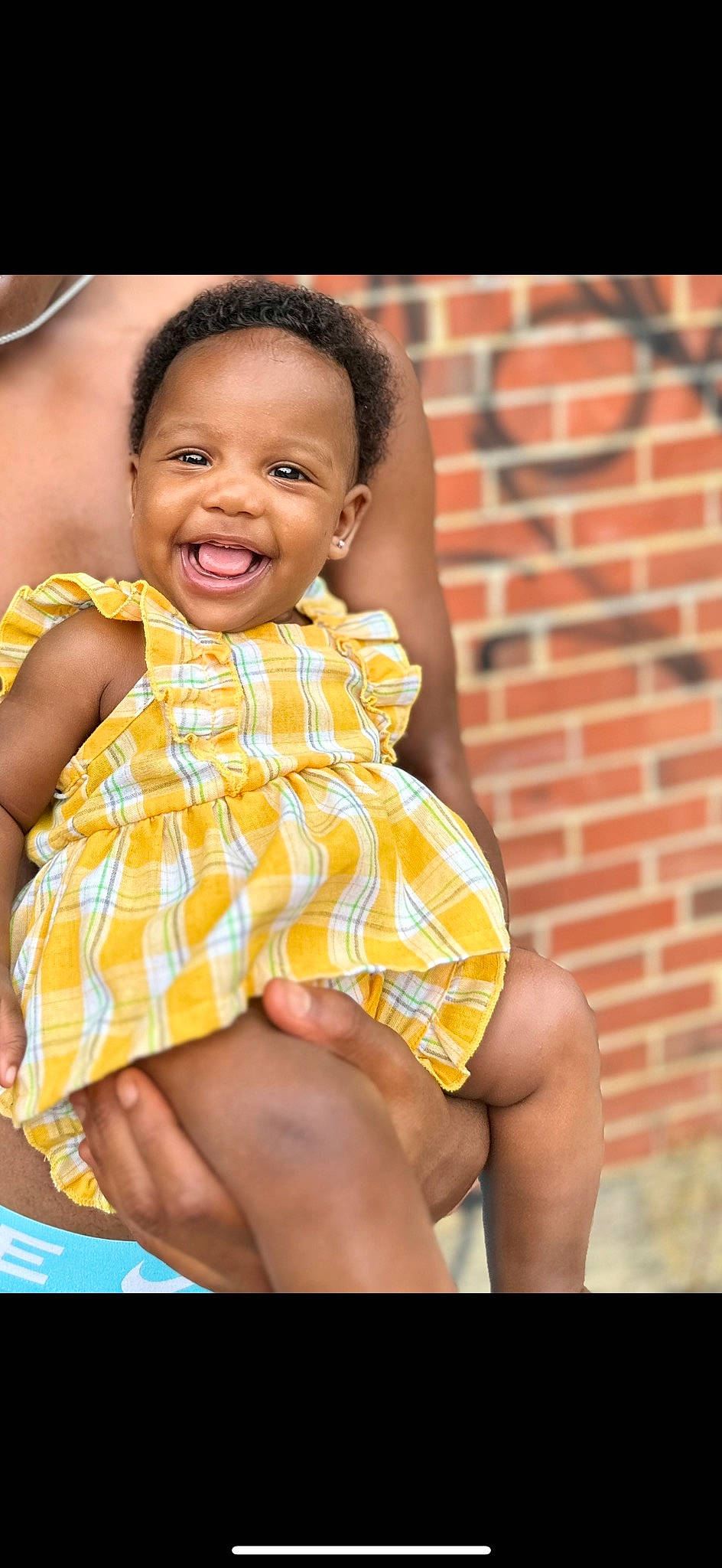 Aloni joined the competition — help win amazing prizes! baby, baby_toddler_clothing, day_dress, dress, face, flash_photography, fun, happy, head, human_leg, joy, leg, leisure, one_piece_garment, pattern, person, pink, sitting, skin, smile