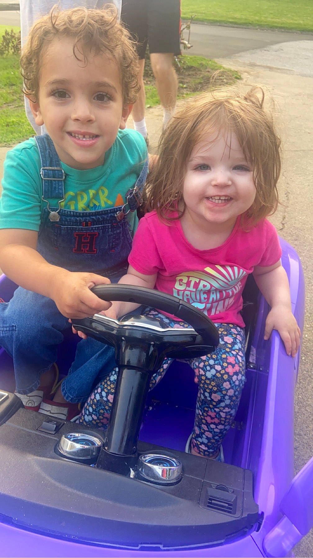 Melody joined the competition — help win amazing prizes! child, facial_expression, fun, gesture, grass, hairstyle, happy, joy, leisure, people, person, photograph, pink, recreation, shorts, skin, smile, summer, tire, toddler