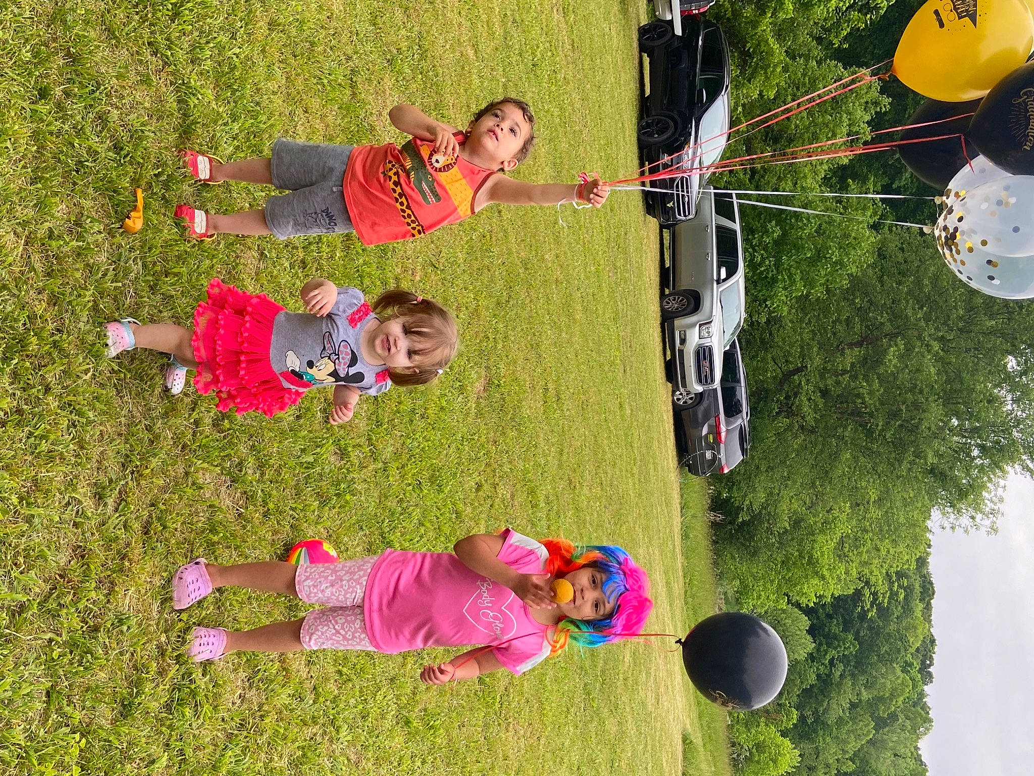 Melody is registered to the contest to win money with this photo: baby, child, fun, grass, green, happy, headwear, lawn, leisure, nature, people_in_nature, person, photograph, plant, pole, recreation, snapshot, spring, summer, toddler