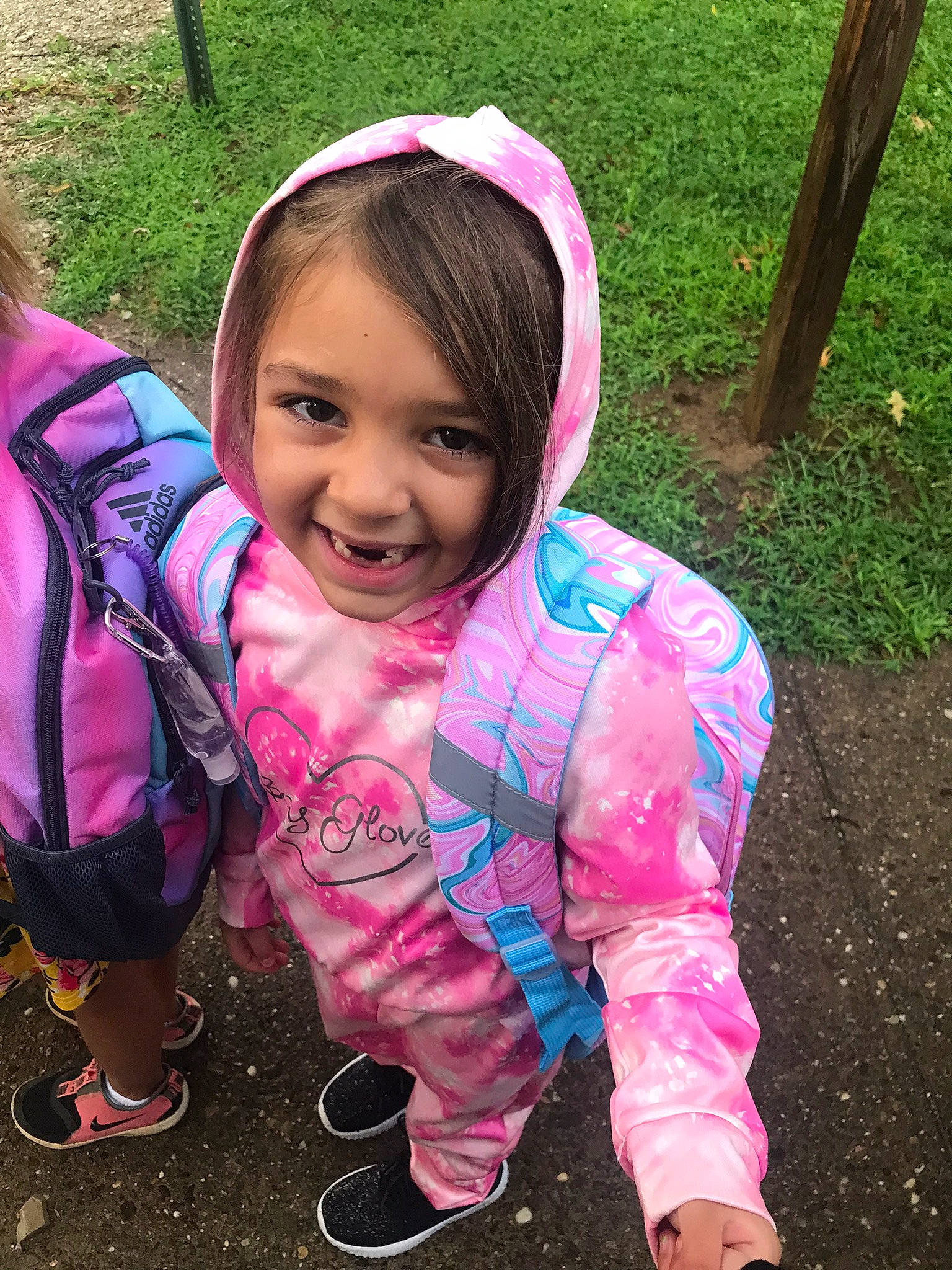 Rosemary joined the competition — help win amazing prizes! baby_toddler_clothing, child, cool, fashion_accessory, fun, grass, happy, head, joy, leaf, leisure, magenta, mouth, pattern, people_in_nature, person, pink, play, recreation, sleeve