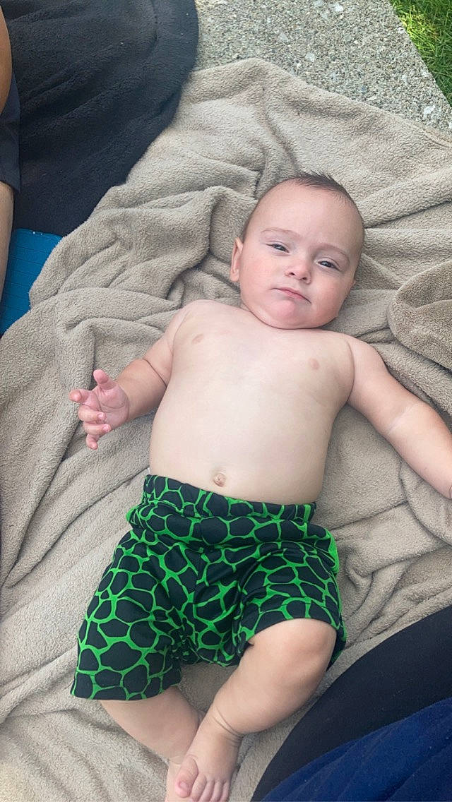 Jake joined the competition — help win amazing prizes! abdomen, baby, baby_toddler_clothing, barechested, chest, comfort, diaper, eye, finger, grass, human_body, human_leg, linens, mouth, person, skin, stomach, textile, thigh, toddler