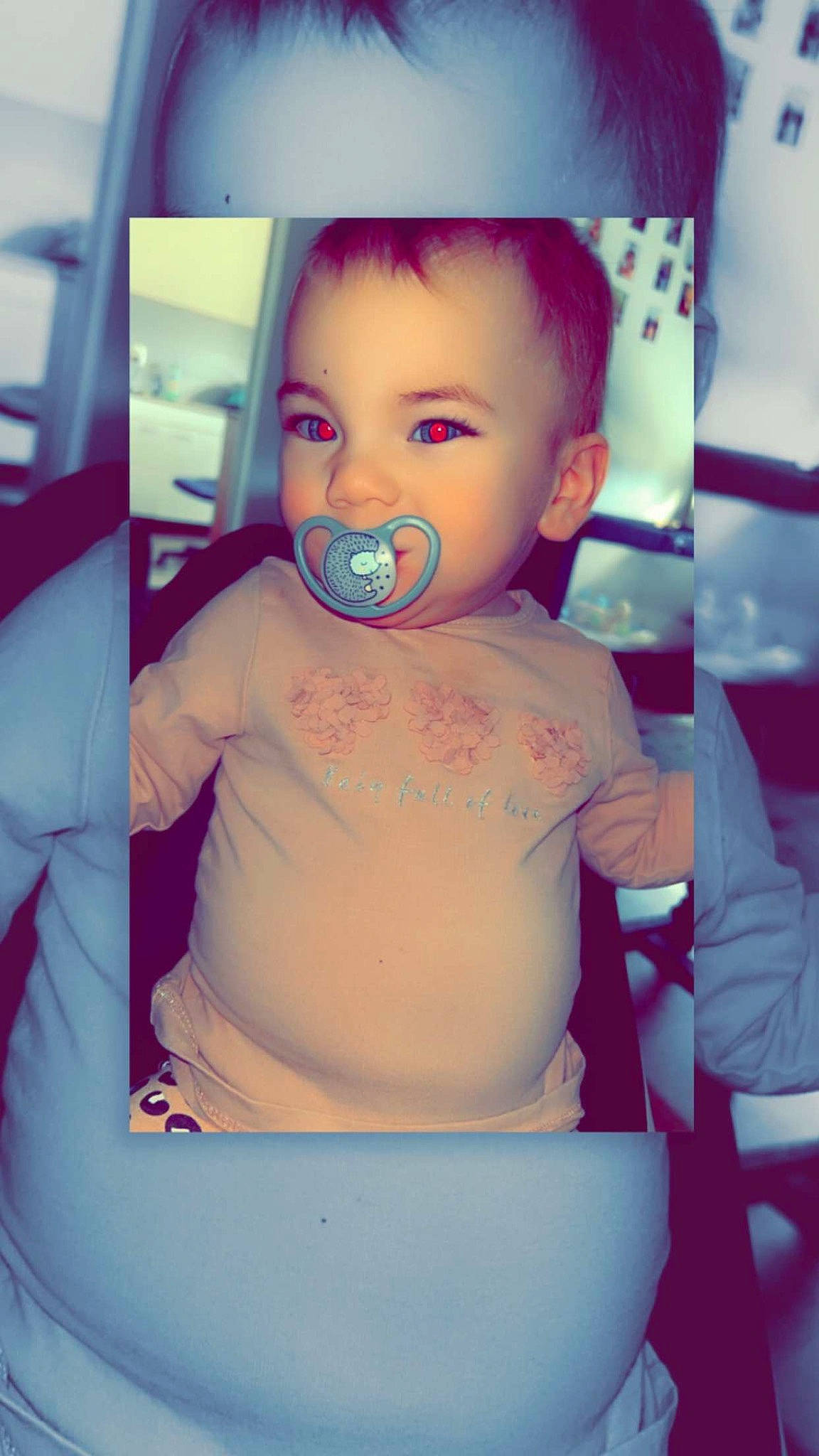 Eva Naiya participe au concours pour gagner de l'argent avec cette photo : abdomen, azure, baby, cheek, chest, child, cool, diaper, electric_blue, eyelash, finger, hairstyle, happy, mouth, nail, person, pink, skin, stomach, toddler