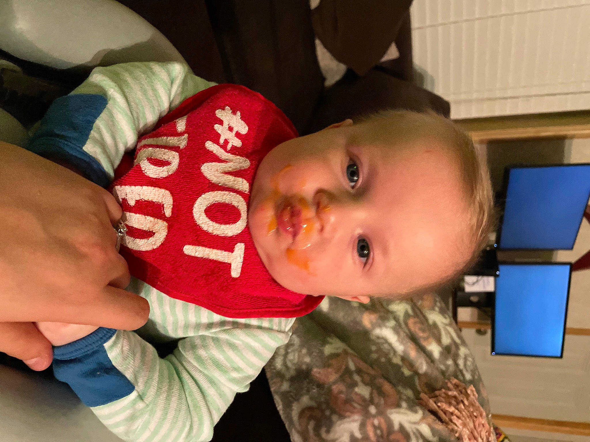 Brycen joined the competition — help win amazing prizes! baby, baby_toddler_clothing, cheek, chest, child, elbow, eyelash, finger, fun, gesture, happy, mouth, nail, nose, person, sleeve, smile, t_shirt, thumb, toddler