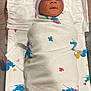 Ezekiel is registered to the contest to win money with this photo: newborn, baby, swaddled, blanket, hat, sleeping, infant, hospital, bed, soft, cute, peaceful, child, person, wrapped, resting, pattern, colorful, healthcare, tiny