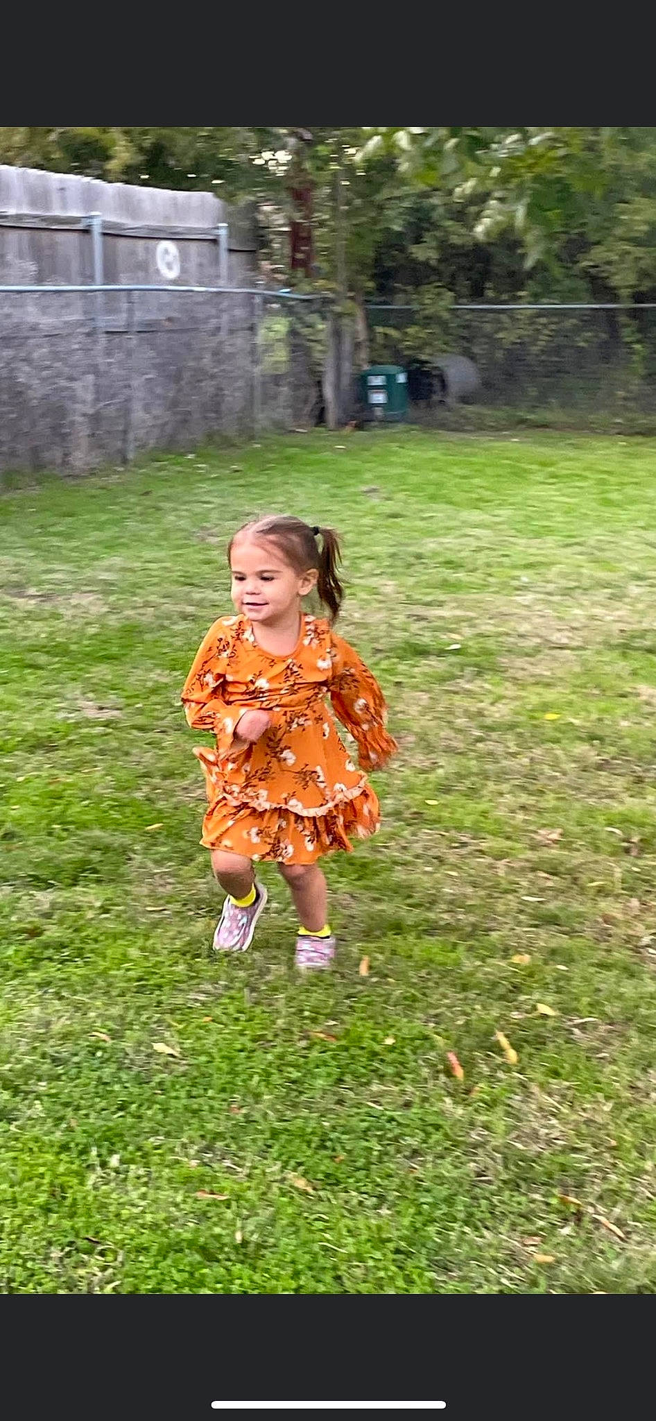 Hensley is registered to the contest to win money with this photo: child, fun, garden, grass, grass_family, grassland, groundcover, happy, lawn, leisure, meadow, pattern, people_in_nature, person, plant, recreation, spring, toddler, tree, walking