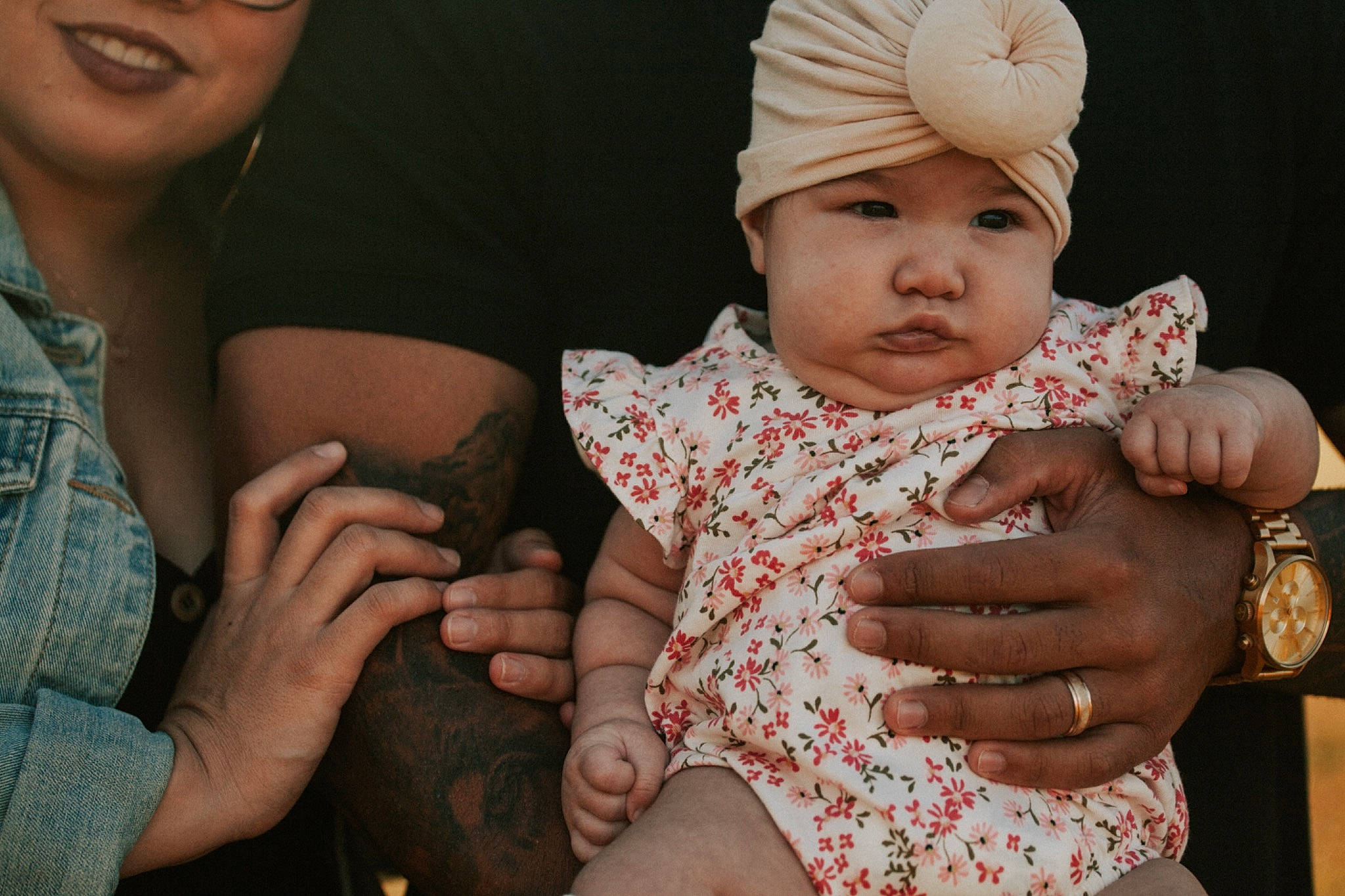 Magnolia Jax is registered to the contest to win money with this photo: baby, baby_toddler_clothing, cheek, child, eye, facial_expression, finger, fun, gesture, hand, happy, headgear, headwear, iris, jewellery, lip, mouth, nail, person, skin