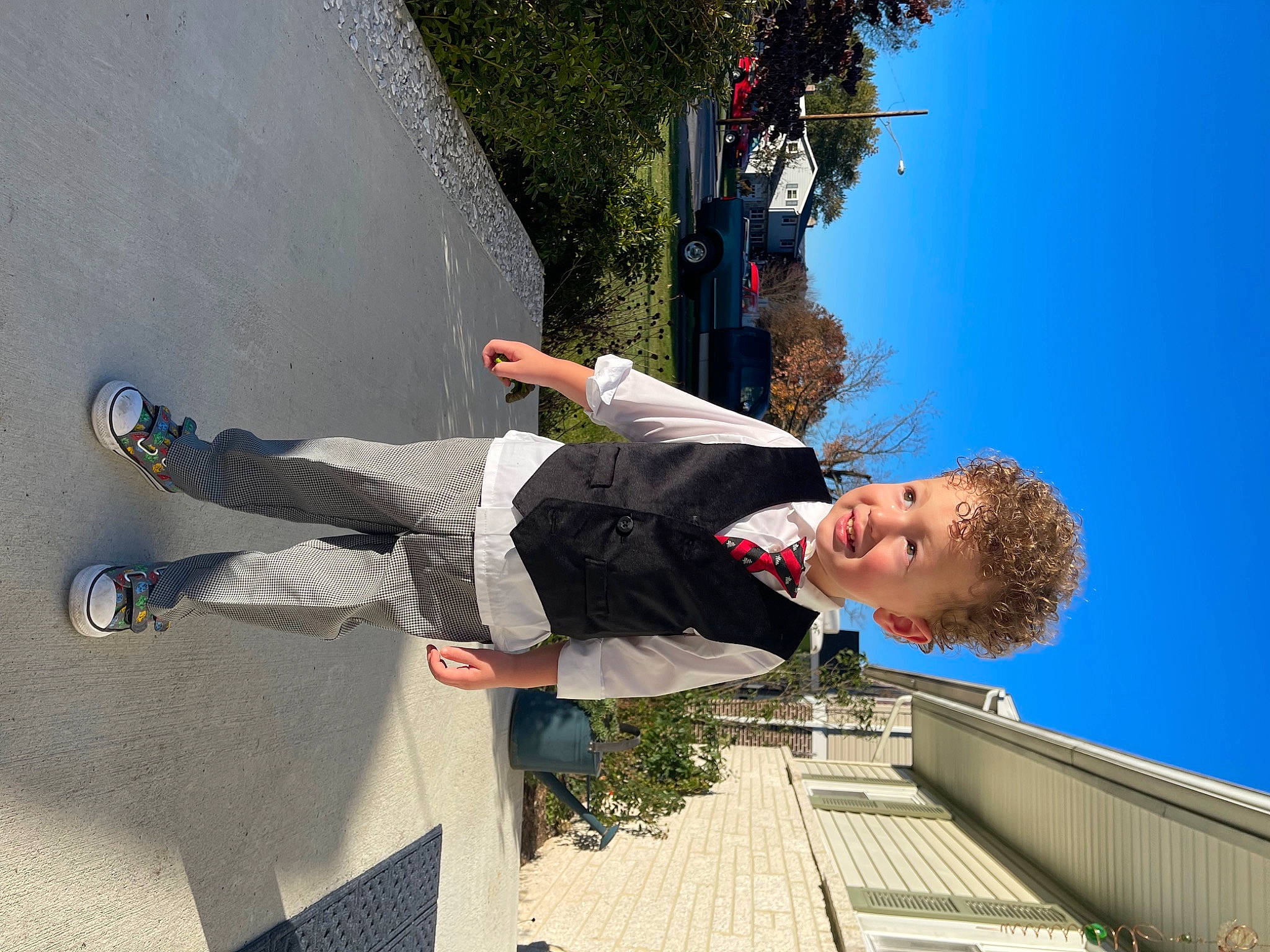 Zain joined the competition — help win amazing prizes! footwear, fun, leisure, outdoor_shoe, person, plant, recreation, sky, sneakers, street_fashion, travel, tree, walking_shoe