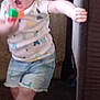 Elia is registered to the contest to win money with this photo: baby, brush, clothing, cream, cutlery, dessert, dress, face, food, footwear, head, icecream, pants, person, photography, portrait, shoe, shorts, spoon, t_shirt
