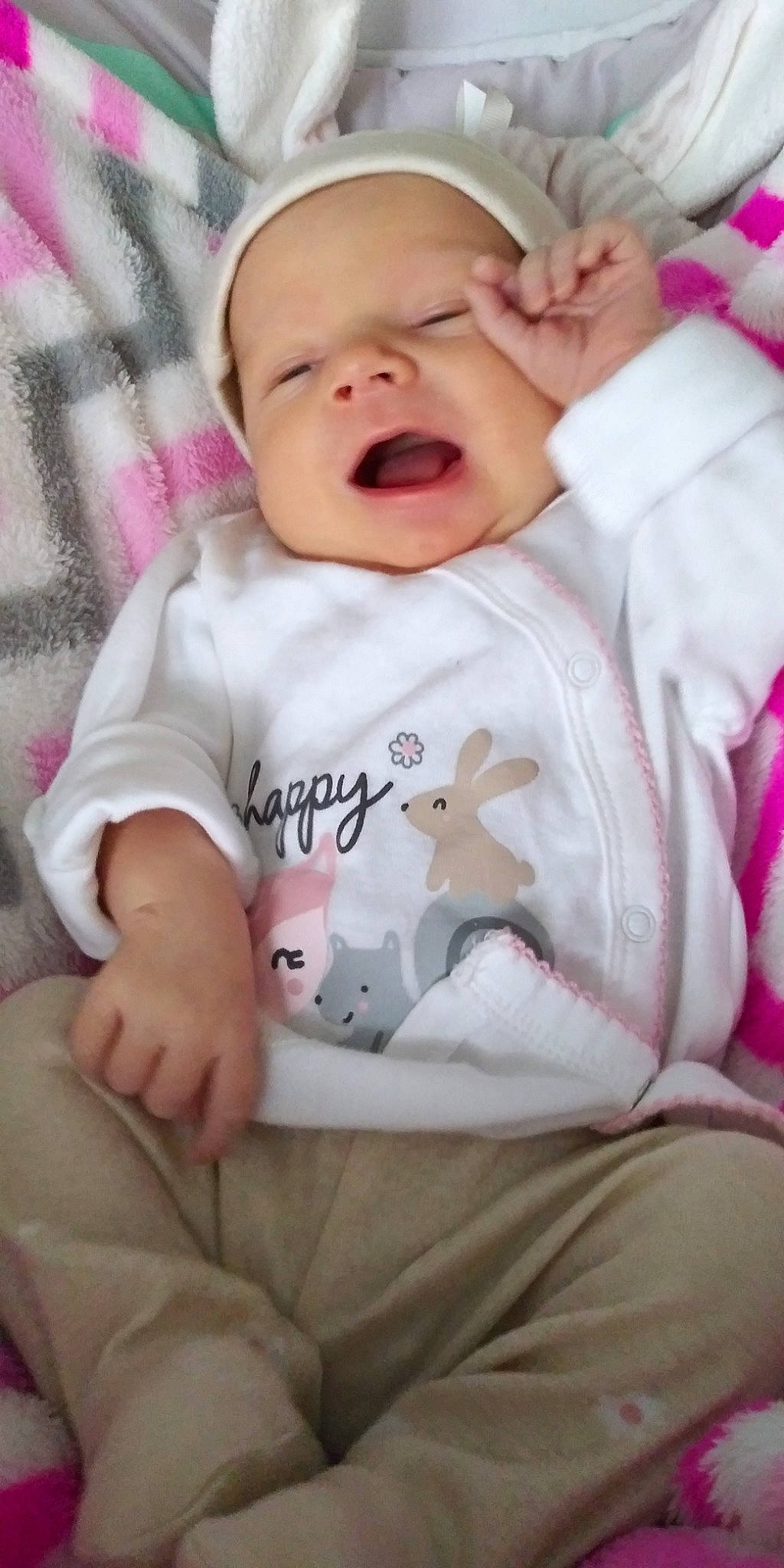Michaela joined the competition — help win amazing prizes! baby, baby_laughing, baby_making_funny_faces, baby_sleeping, bedtime, cheek, child, facial_expression, happy, lip, mouth, nose, person, pink, skin, sleep, smile, toddler