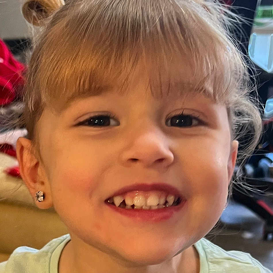 Everleigh joined the competition — help win amazing prizes! accessories, blonde, bodypart, child, earring, face, female, finger, girl, hair, hand, happy, head, laughing, mouth, person, photography, portrait, smile, teeth