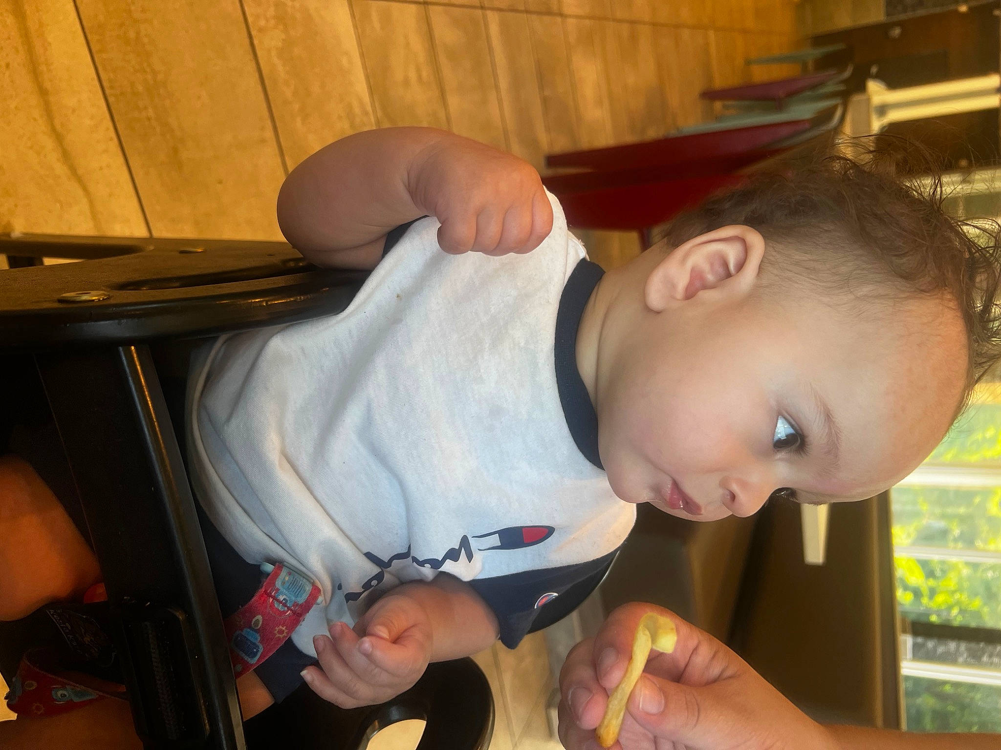 Ayden. Colon is registered to the contest to win money with this photo: baby, baby_products, baby_toddler_clothing, chair, cheek, child, comfort, elbow, finger, hand, iris, mouth, nose, person, plant, sitting, sleeve, smile, thumb, toddler