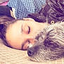 animal, bed, bedroom, canine, couch, cushion, dog, face, furniture, head, homedecor, indoors, person, pet, photography, portrait, puppy, room, sleeping, terrier