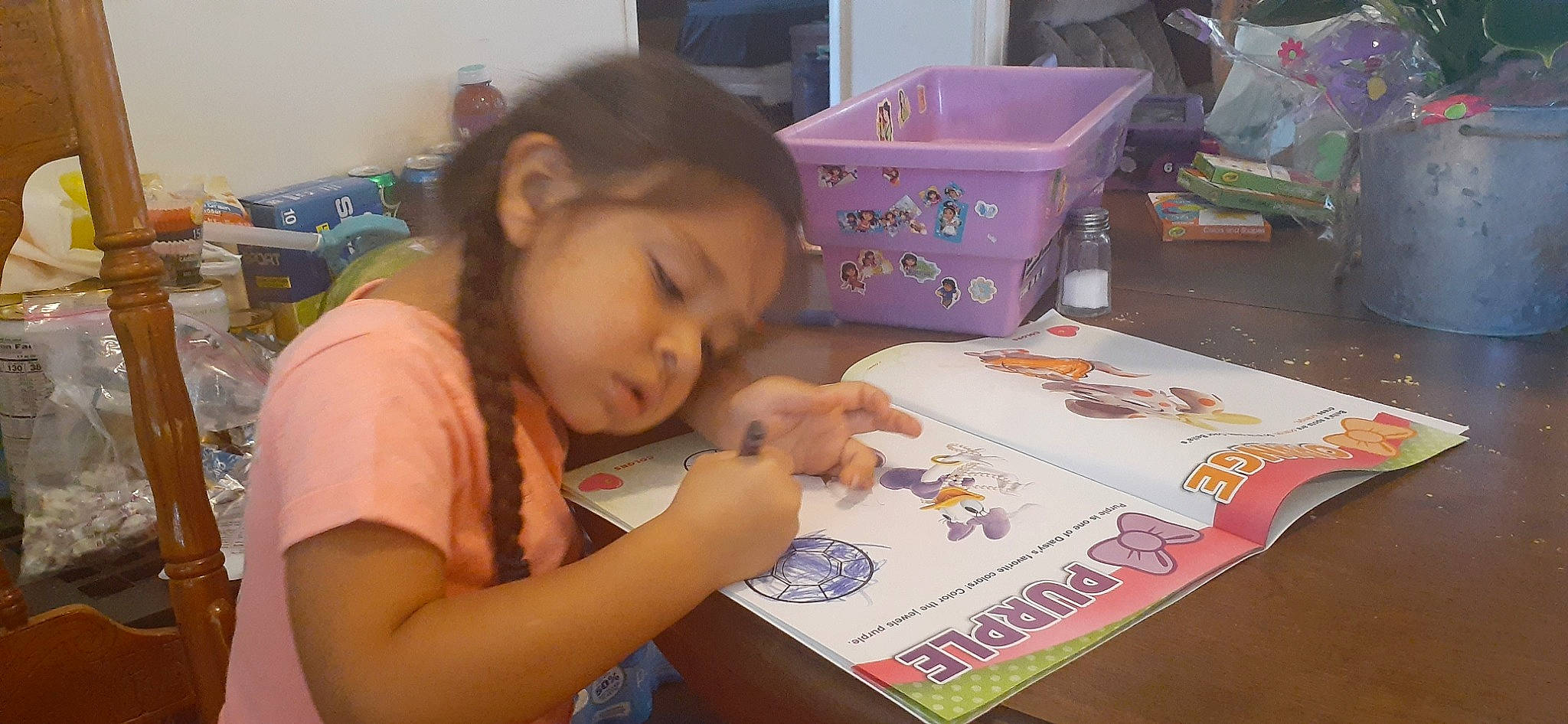 Sylvia joined the competition — help win amazing prizes! child, homework, learning, person, play, reading, toddler