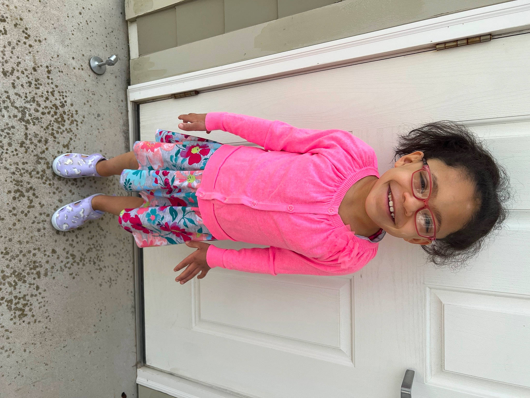 Amethyst joined the competition — help win amazing prizes! baby_toddler_clothing, child, comfort, dress, fun, happy, human_leg, joy, leg, leisure, magenta, pattern, person, pink, sleeve, smile, thigh, toddler