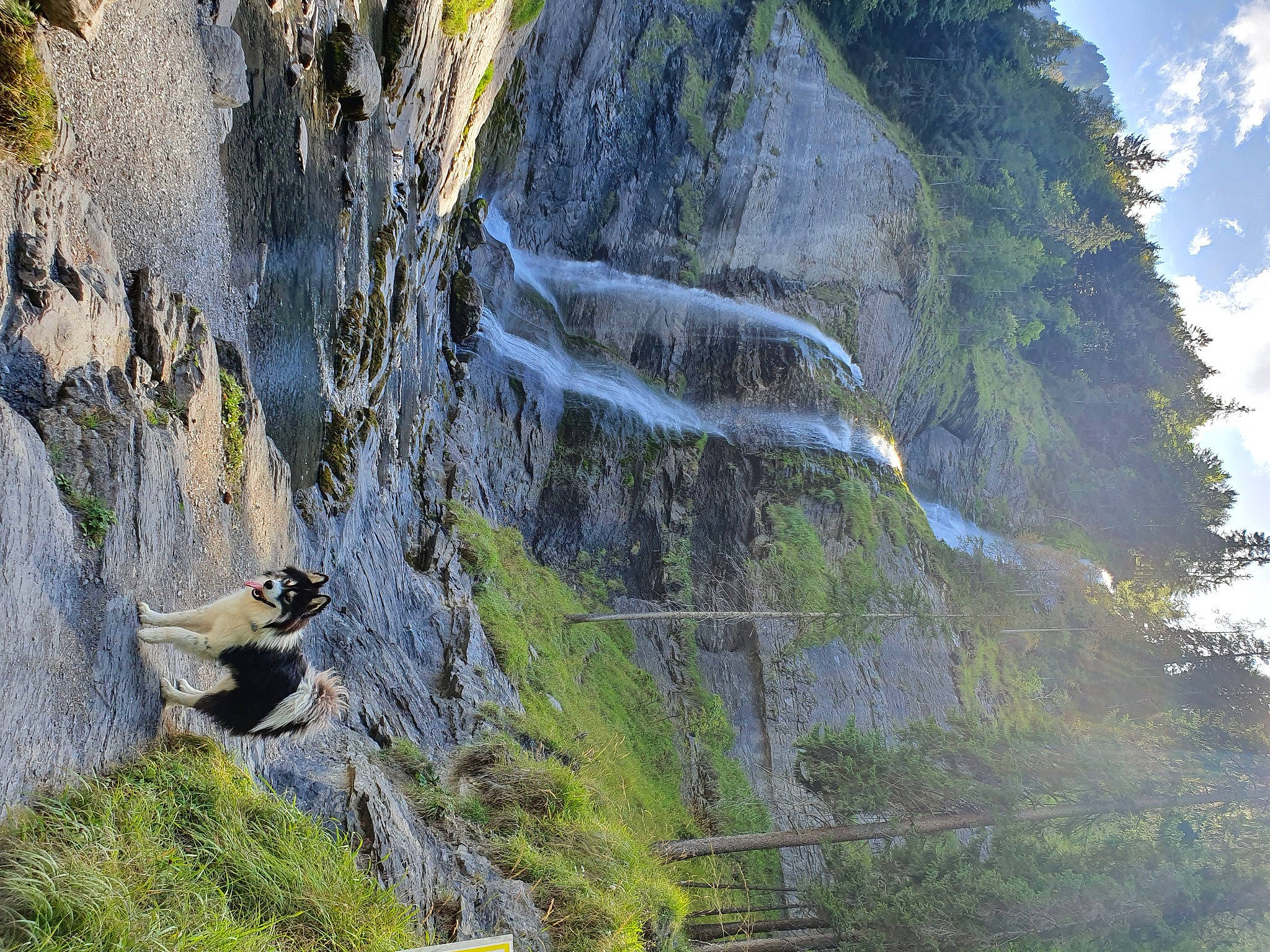 Kazuki participe au concours pour gagner de l'argent avec cette photo : bedrock, cliff, escarpment, formation, geology, hill_station, klippe, mountain, national_park, natural_landscape, nature, nature_reserve, outcrop, plant, ravine, rock, terrain, tree, watercourse, waterfall