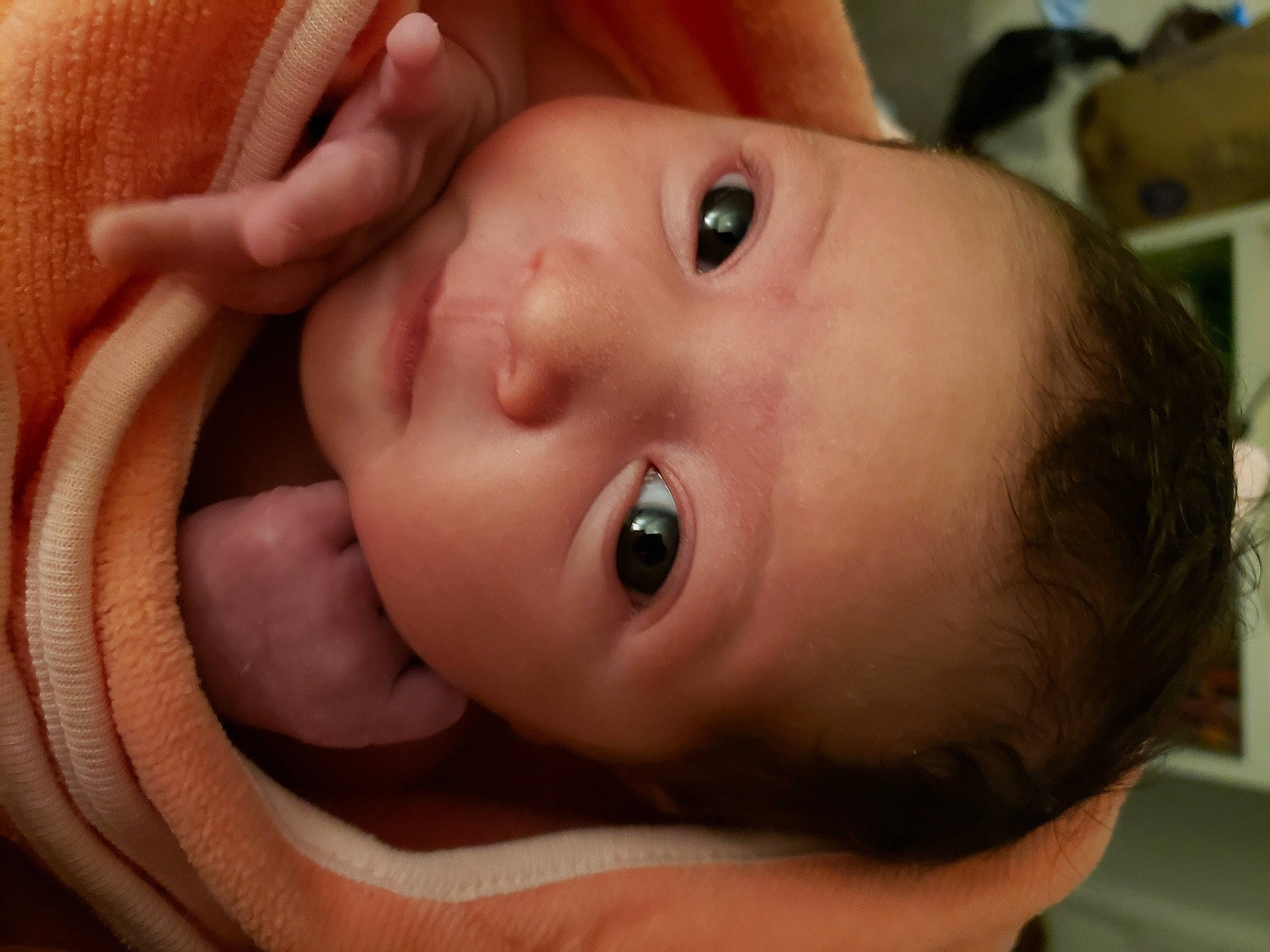 Coraline is registered to the contest to win money with this photo: baby, cheek, child, ear, eye, eyebrow, eyelash, facial_expression, forehead, fun, happy, head, human_body, iris, lip, mouth, neck, nose, person, skin