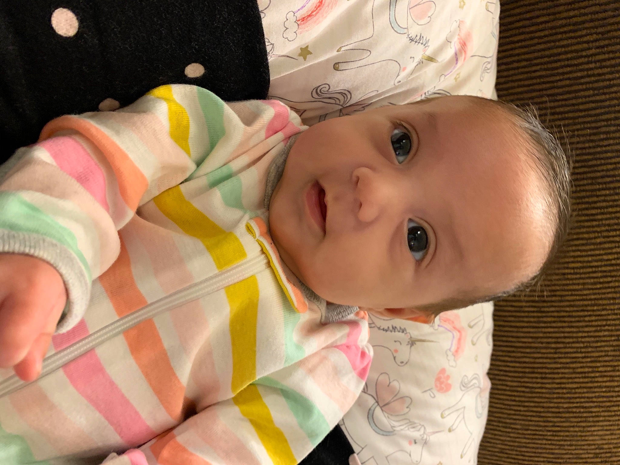 Xena joined the competition — help win amazing prizes! baby, baby_products, baby_toddler_clothing, cheek, child, eyelash, linens, lip, person, skin, textile, toddler