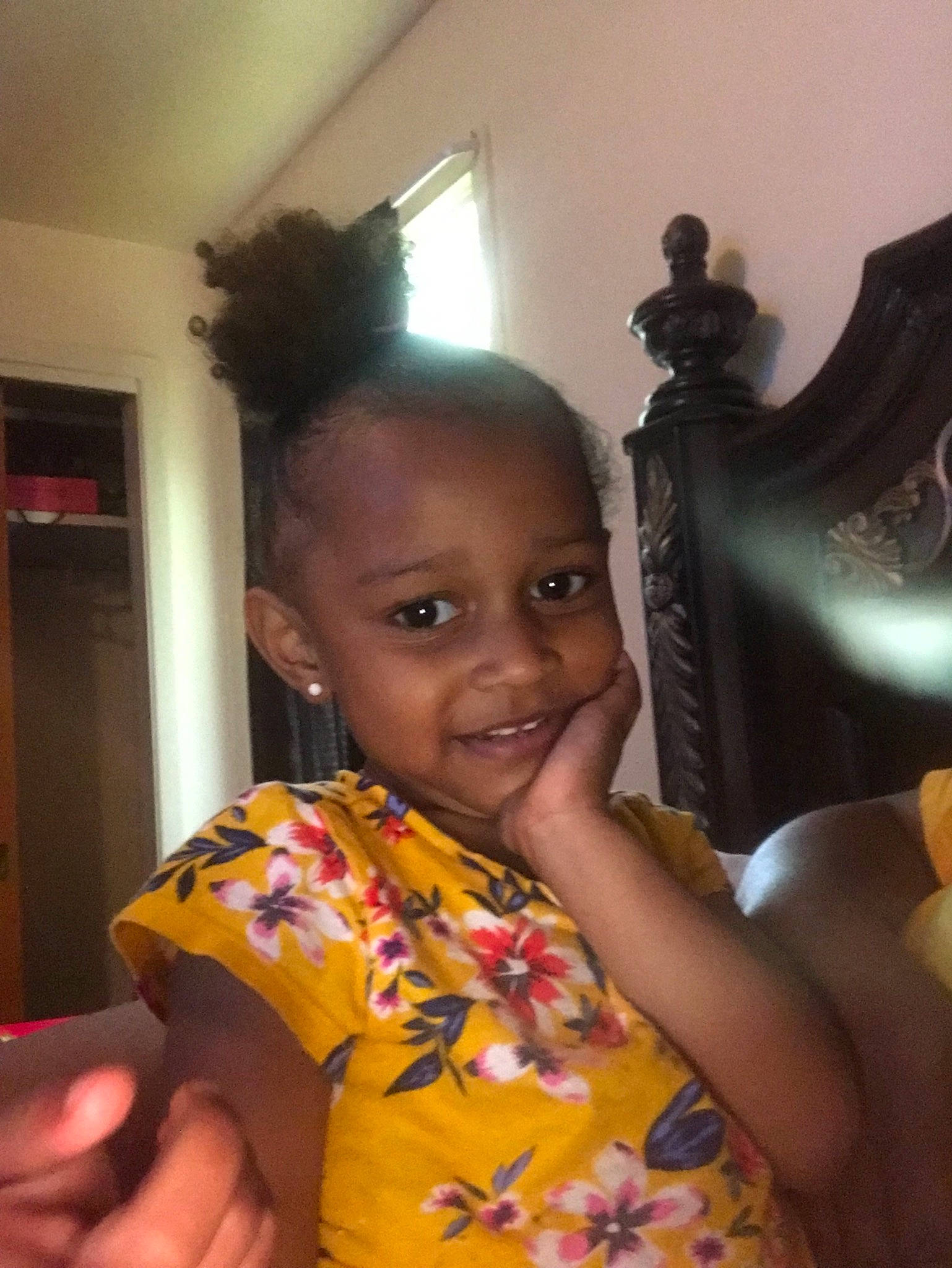 Lindsay Elise joined the competition — help win amazing prizes! arm, black_hair, child, ear, finger, forehead, fun, hair, hairstyle, joy, long_hair, person, smile, toddler