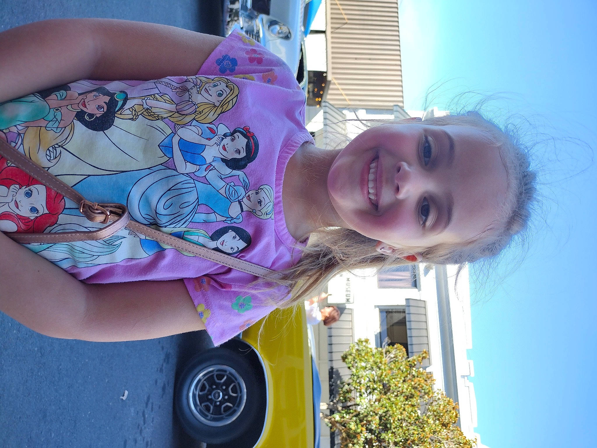 Olivia joined the competition — help win amazing prizes! blue, facial_expression, fun, green, hairstyle, happy, human_body, joy, leisure, organ, person, pink, plant, purple, sky, smile, tire, tree, violet, wheel