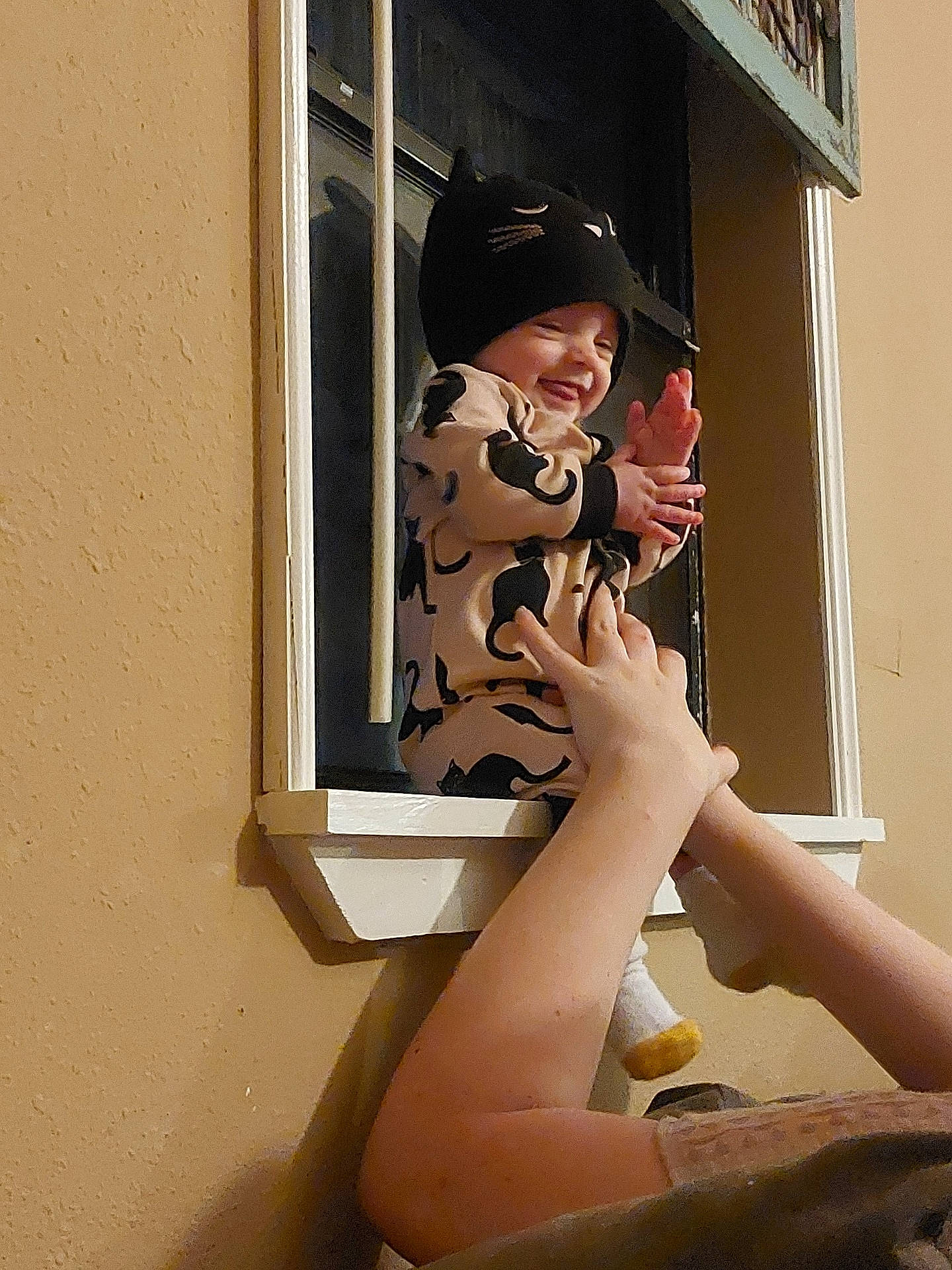 Thea joined the competition — help win amazing prizes! barefoot, baseball_cap, blond, calf, cap, dress, elbow, foot, gesture, hat, headwear, human_body, human_leg, joy, knee, person, shoulder, thigh, trunk, waist