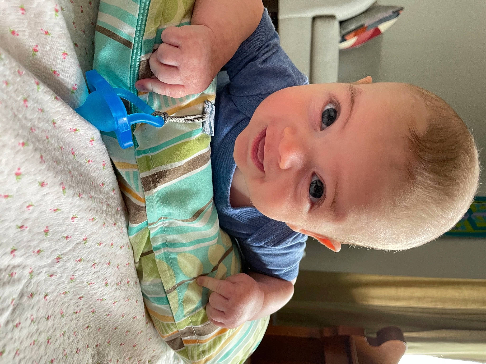 Clay joined the competition — help win amazing prizes! baby, baby_products, baby_toddler_clothing, cheek, child, comfort, eyelash, fun, happy, linens, nose, person, sleeve, smile, toddler
