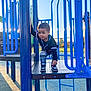 Khaza joined the competition — help win amazing prizes! blue, casual_clothing, child, climbing, curious, daylight, happy, jeans, metal, outdoor, park, person, platform, play, playground, recreation, sneakers, sunlight, toddler, young