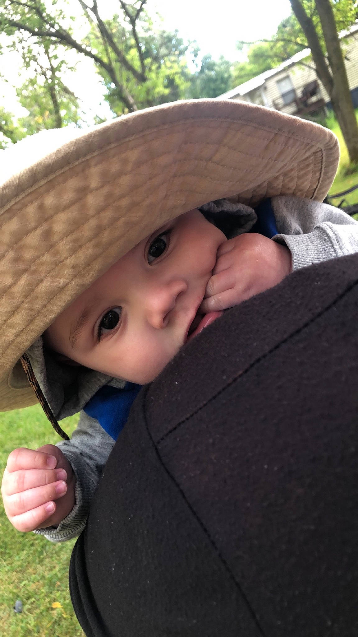 Lewis is registered to the contest to win money with this photo: child, fashion_accessory, hat, headgear, headwear, person, sun_hat, toddler