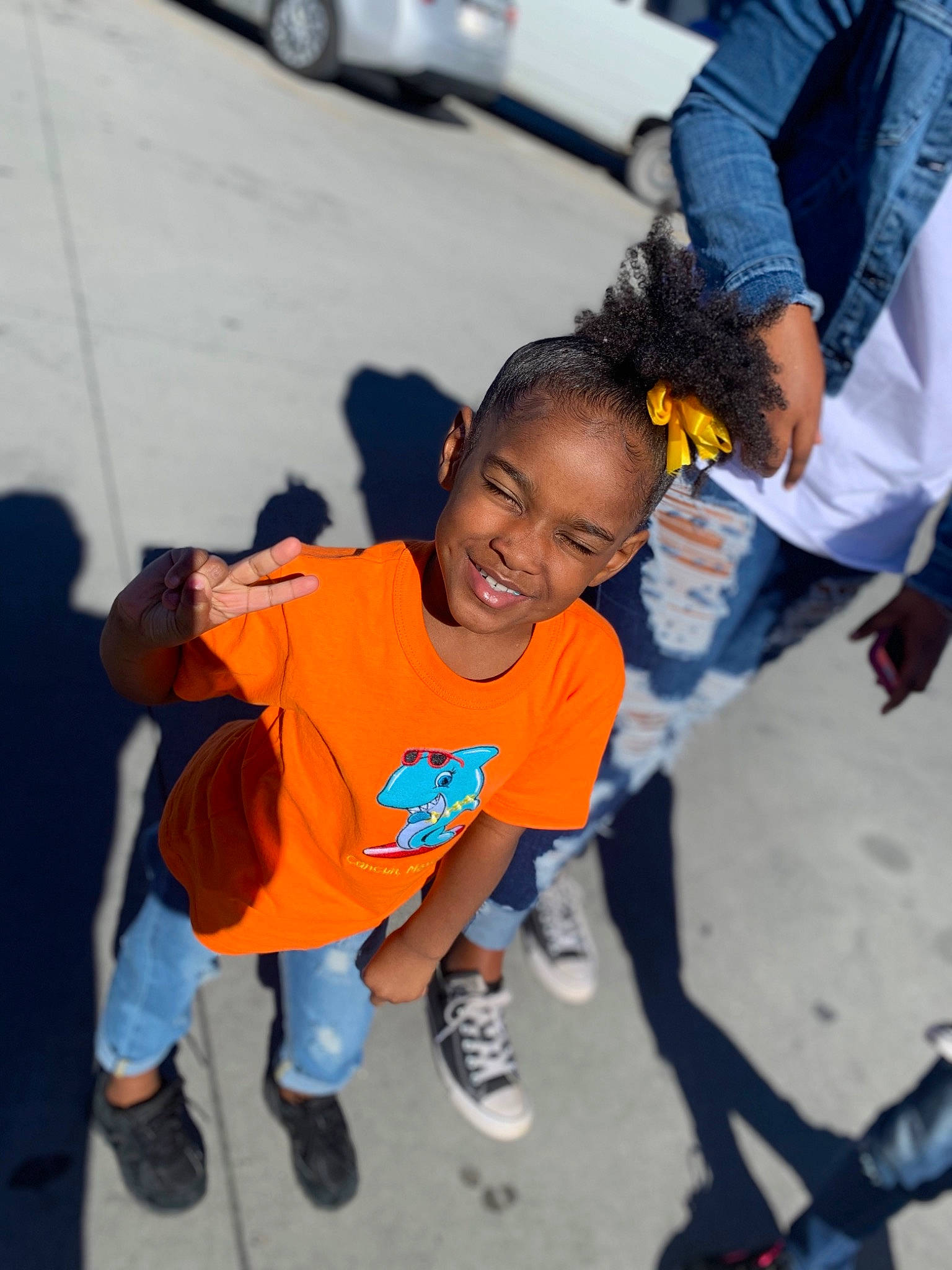 Jade joined the competition — help win amazing prizes! adaptation, child, footwear, friendship, fun, gesture, happy, joy, leisure, people, person, play, recreation, smile, toddler, vacation, yellow, youth