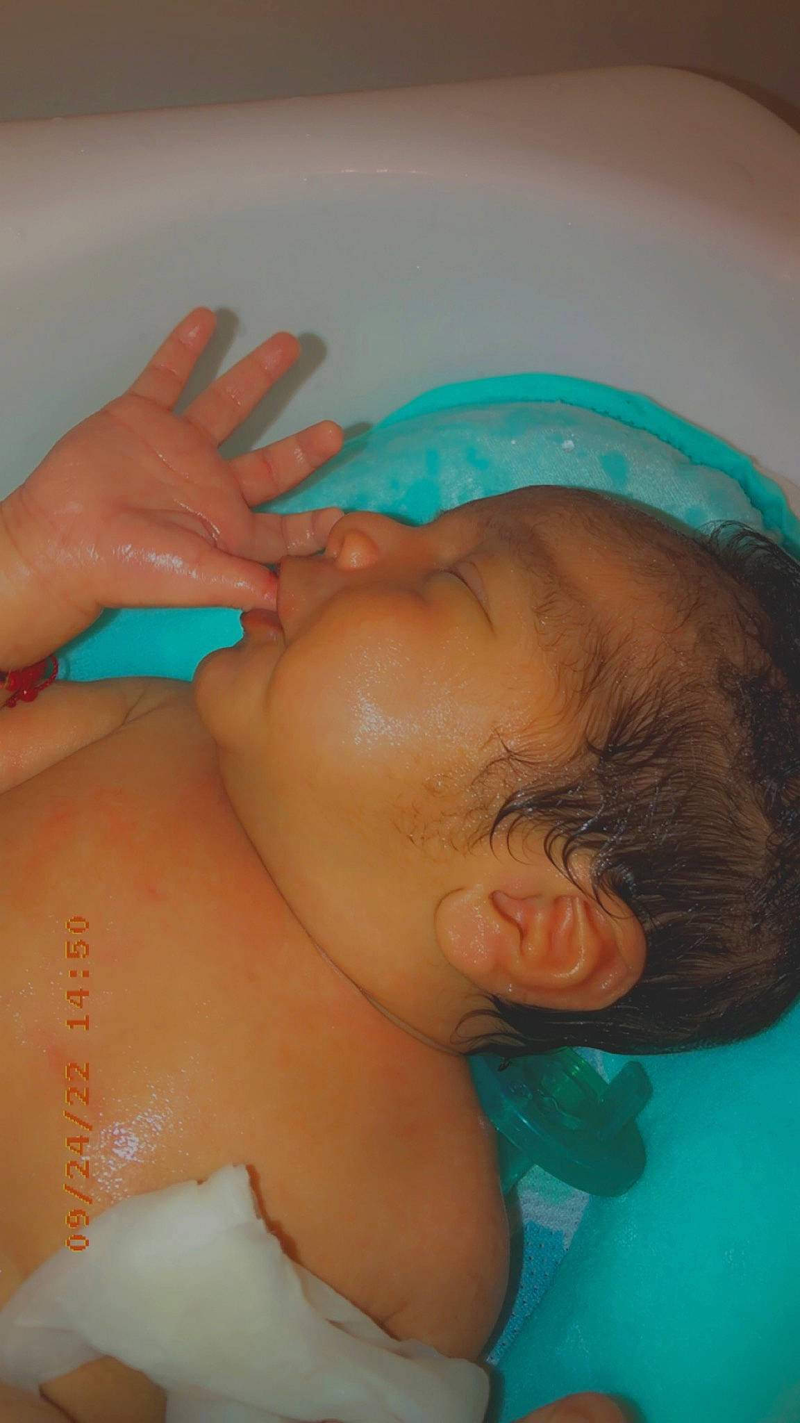 Azariah joined the competition — help win amazing prizes! abdomen, arm, baby, bathing, cheek, chest, ear, eyebrow, eyelash, finger, forehead, gesture, hair, hand, mouth, nail, neck, nose, person, skin