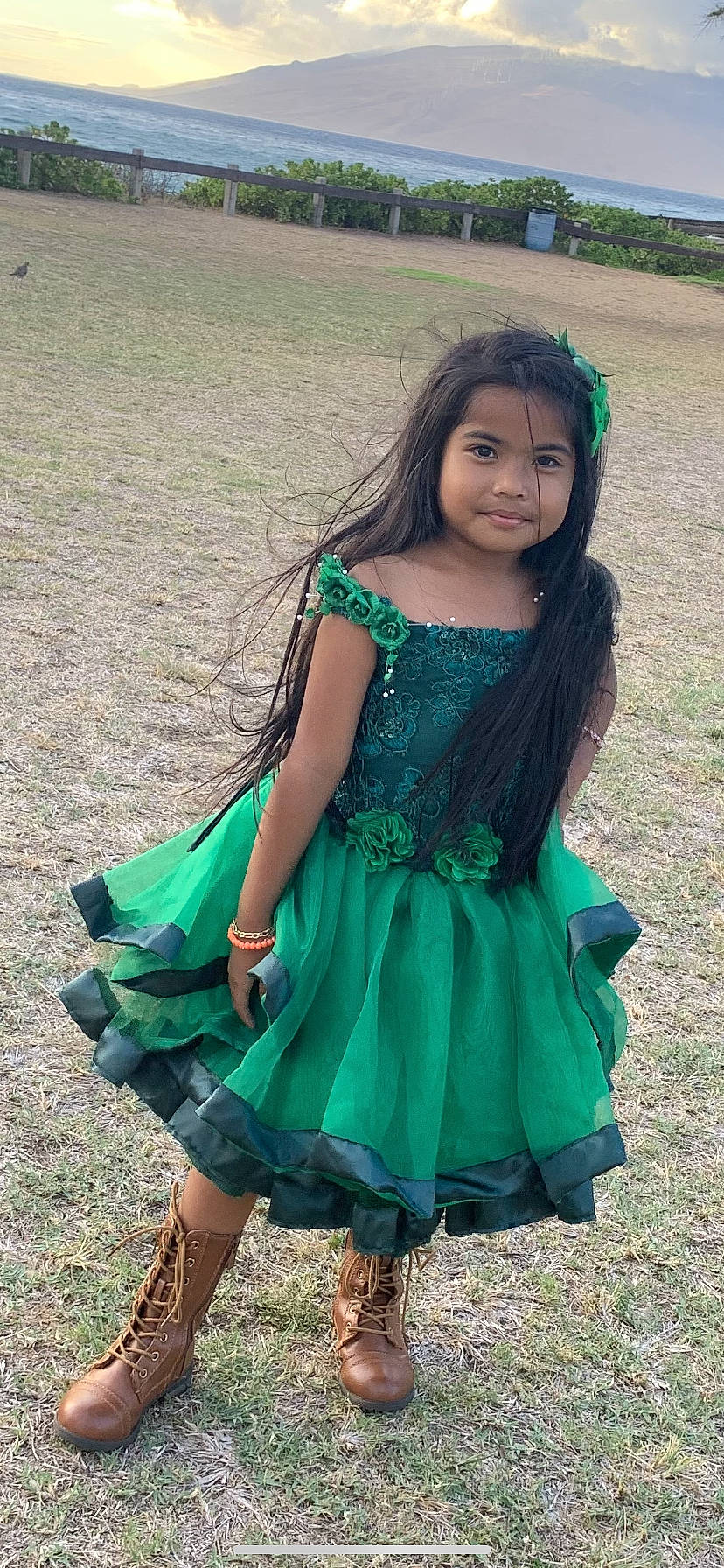 Kyleen is registered to the contest to win money with this photo: black_hair, day_dress, dress, eye, face, flash_photography, formal_wear, grass, grass_family, hair, hairstyle, happy, head, one_piece_garment, people_in_nature, person, skin, sleeve, smile, thigh