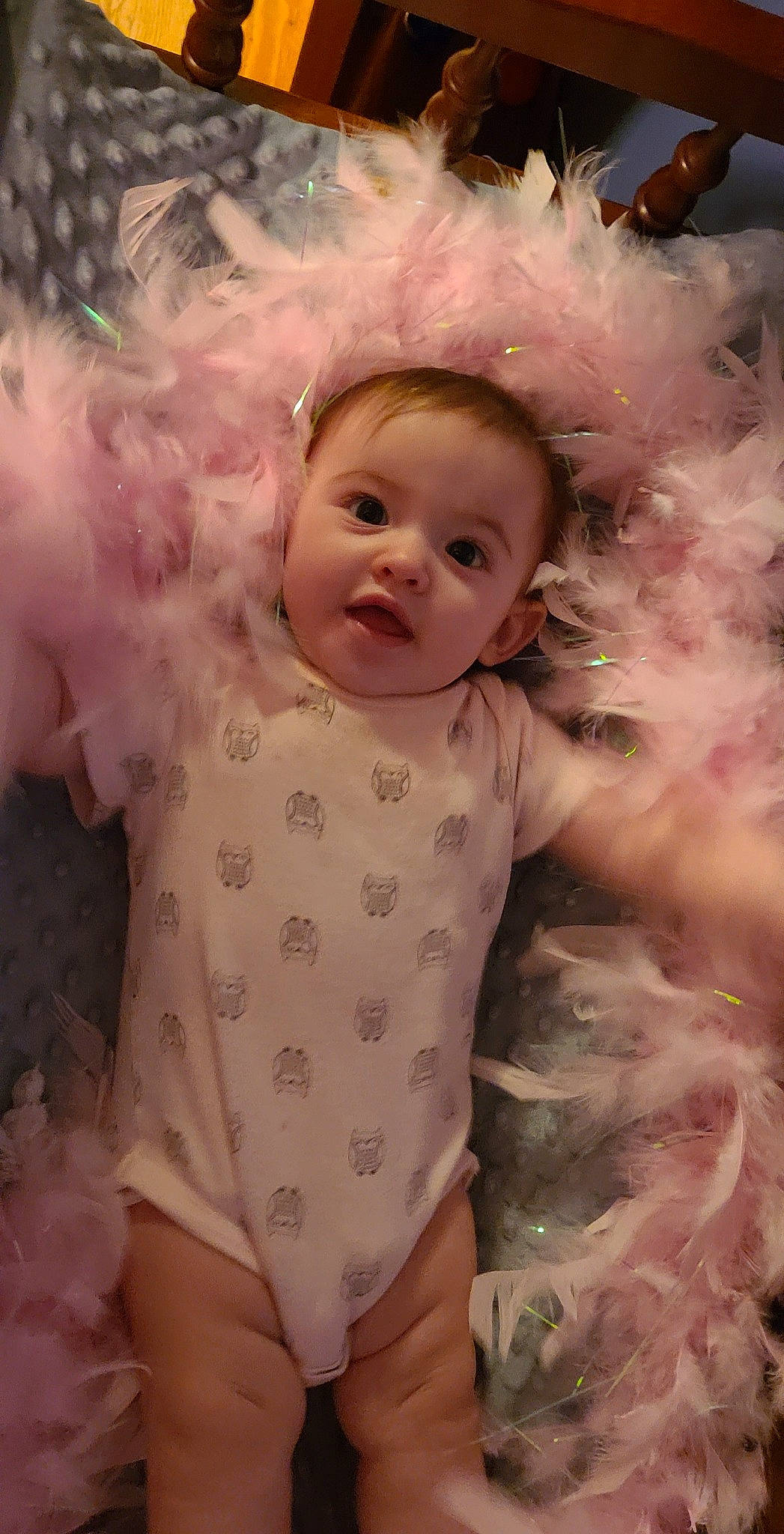 Mavis joined the competition — help win amazing prizes! baby, baby_products, baby_toddler_clothing, cheek, child, eye, iris, lip, mouth, nose, peach, person, pink, skin, toddler